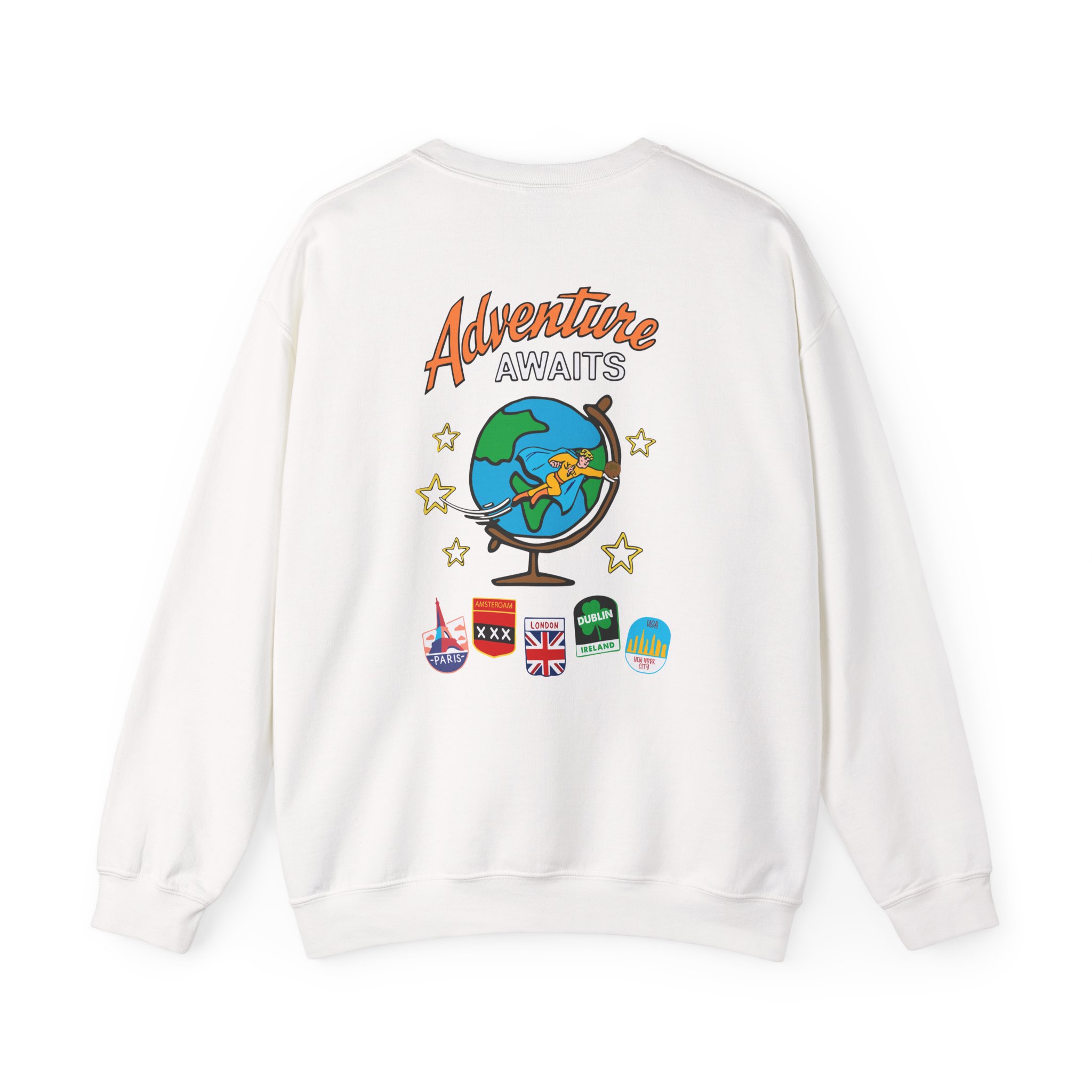 Ryan Trahan One Cent Adventure Awaits Travel Club Unisex Heavy Blendâ„¢ Crewneck Sweatshirt