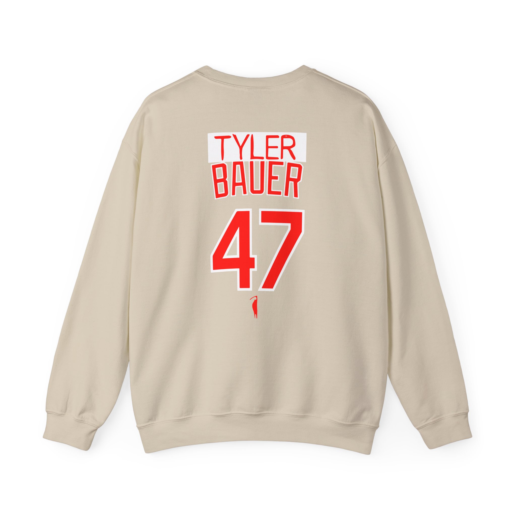 Trevor Bauer Hard Work Never Settles Unisex Heavy Blendâ„¢ Crewneck Sweatshirt