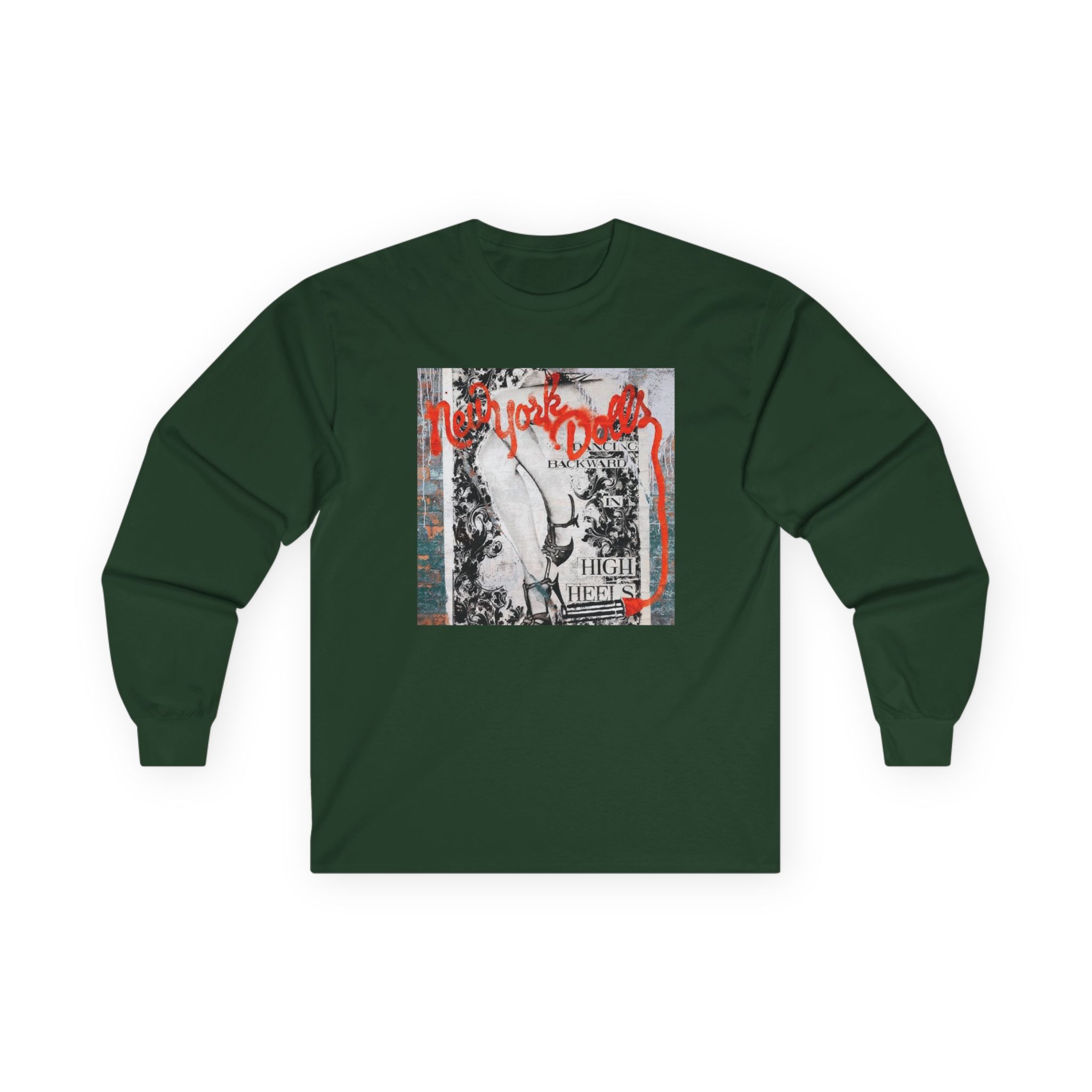 New York Dolls Dancing Backward Album Unisex Ultra Cotton Long Sleeve Tee