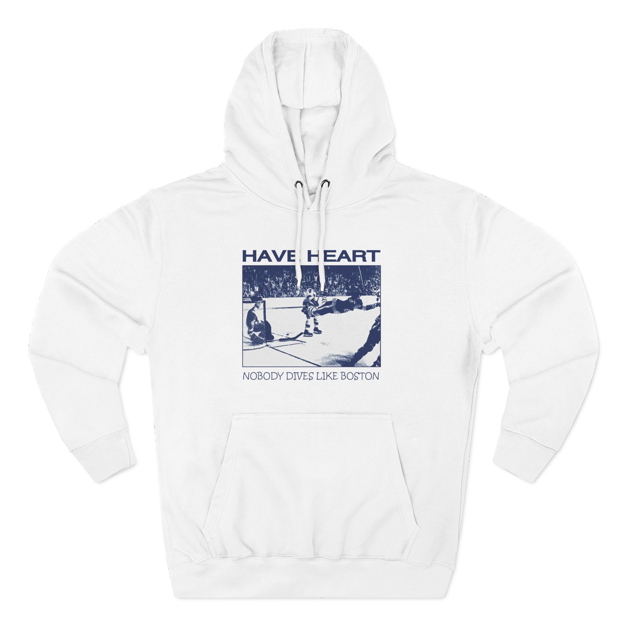 Have Heart Nobody Dives Like Boston Three-Panel Fleece Hoodie