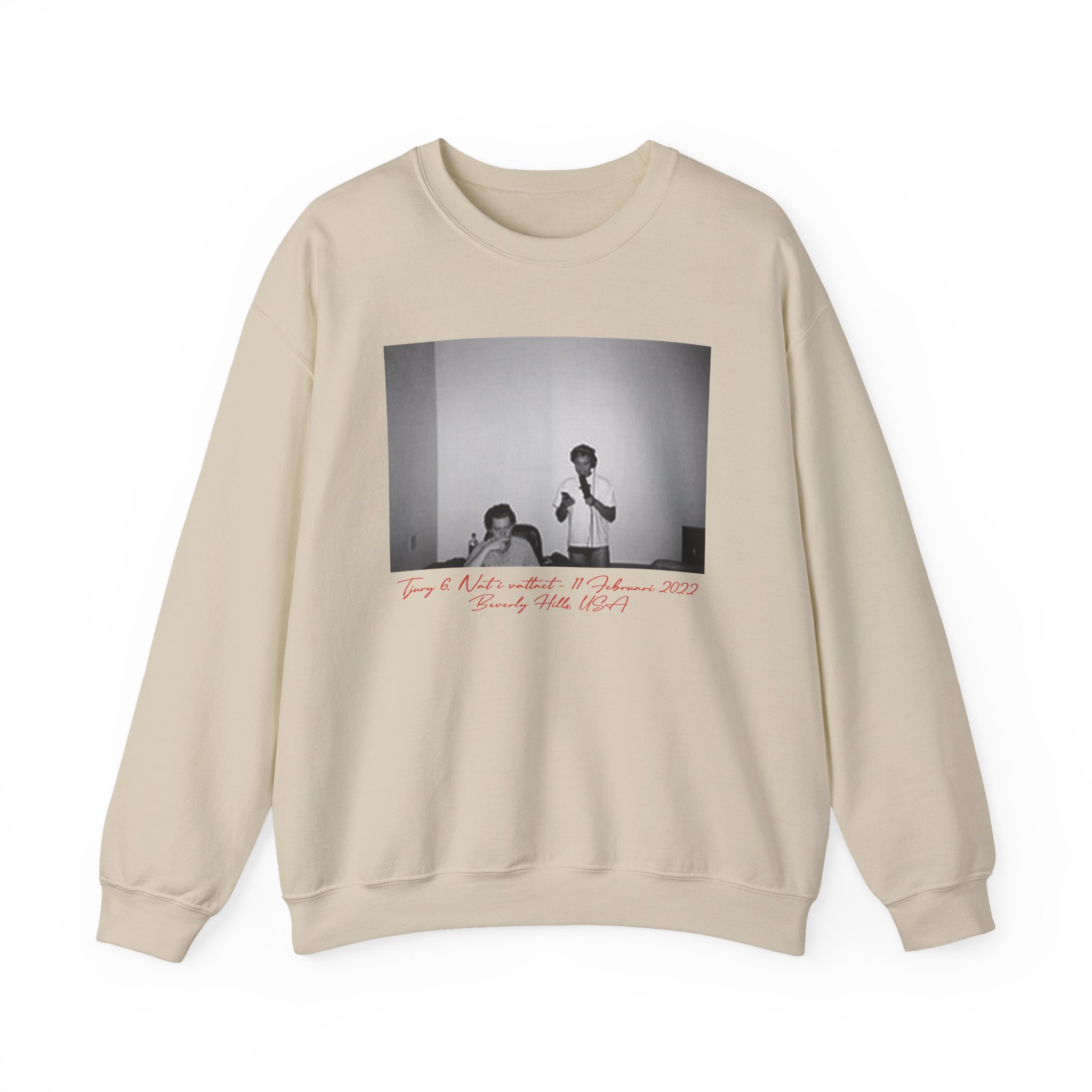 Hov1 11 Februari Vit Unisex Heavy Blendâ„¢ Crewneck Sweatshirt