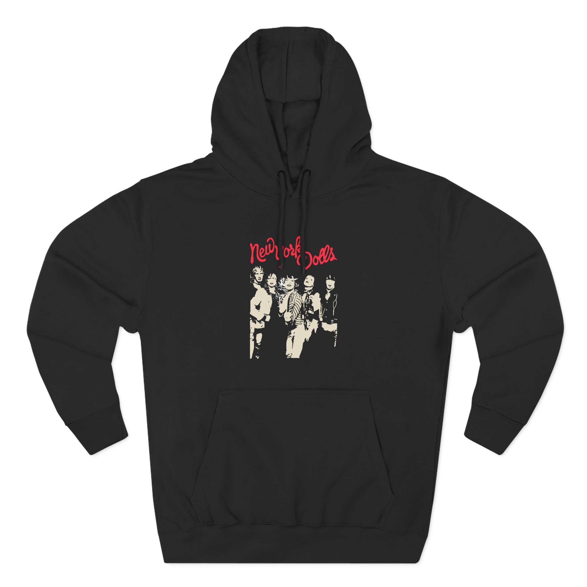 New York Dolls Trash Photo Three-Panel Fleece Hoodie