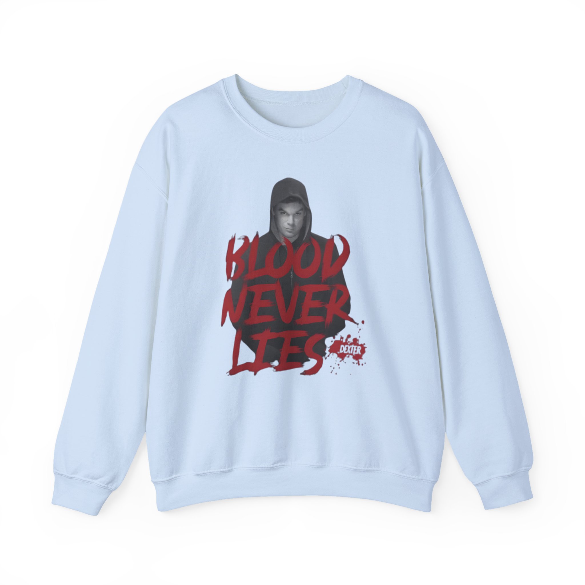 Dexter Blood Never Lies Unisex Heavy Blendâ„¢ Crewneck Sweatshirt