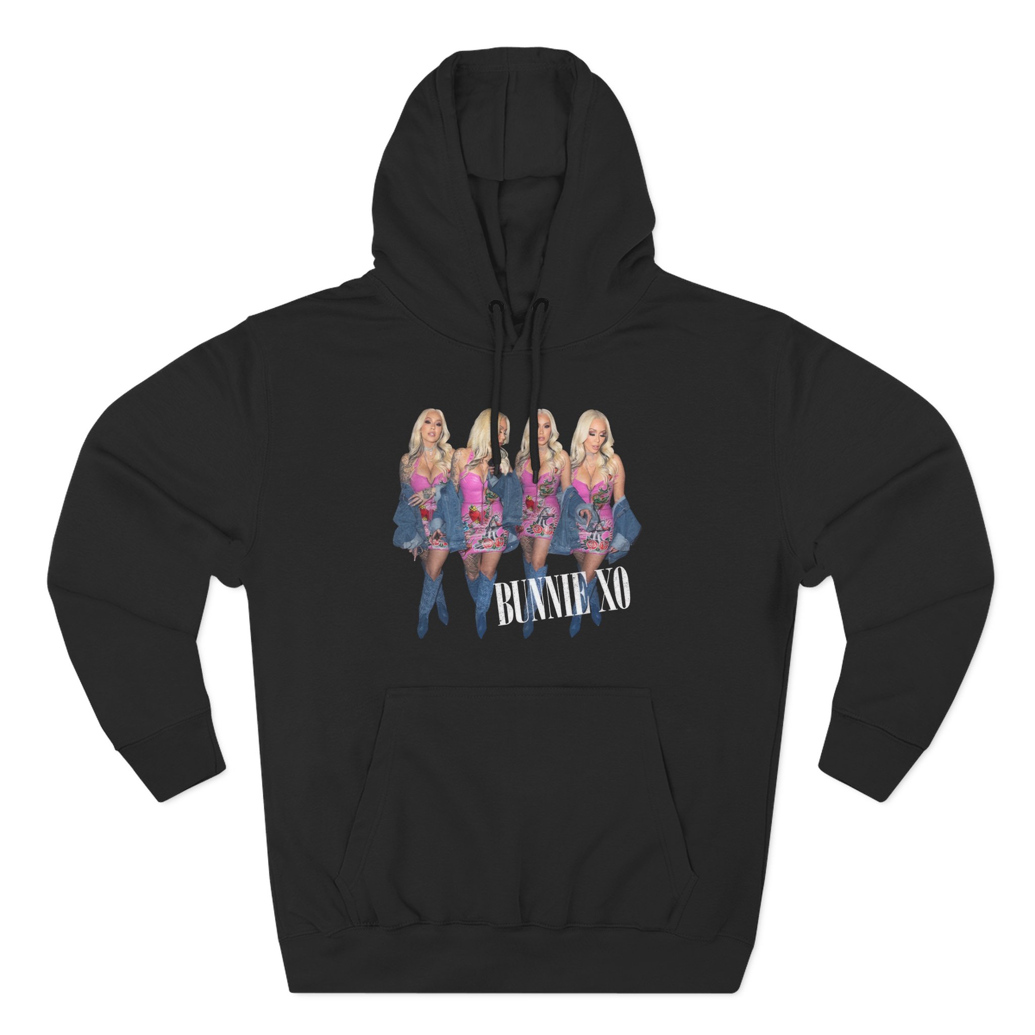 Bunnie Xo Three-Panel Fleece Hoodie