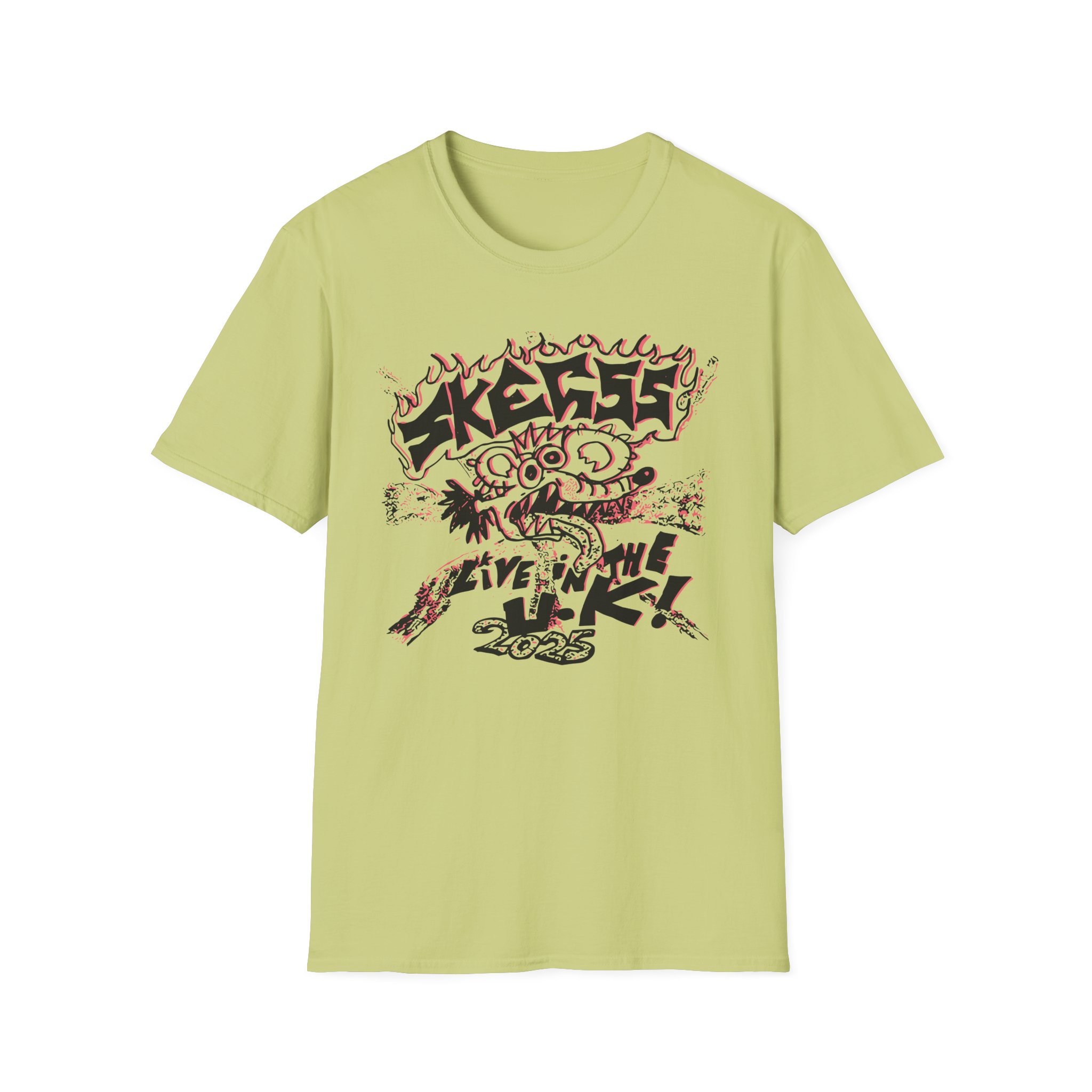 Skegss Live in the Uk 2025 Unisex Softstyle T-Shirt