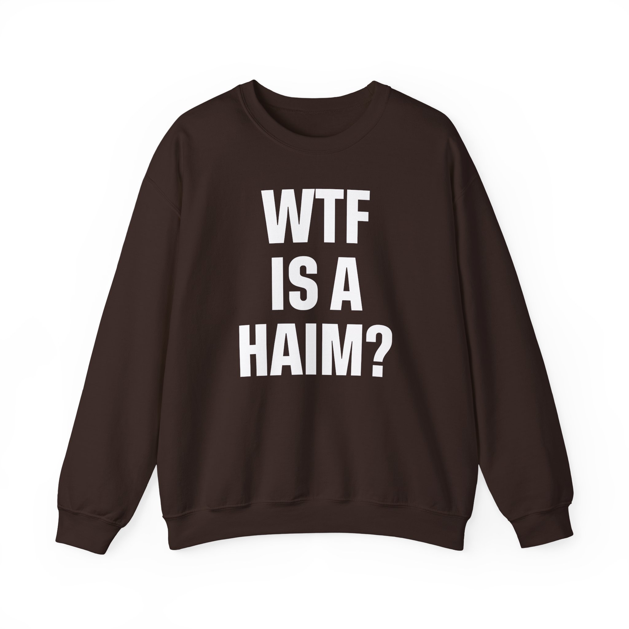 Wtf is a Haim Unisex Heavy Blendâ„¢ Crewneck Sweatshirt