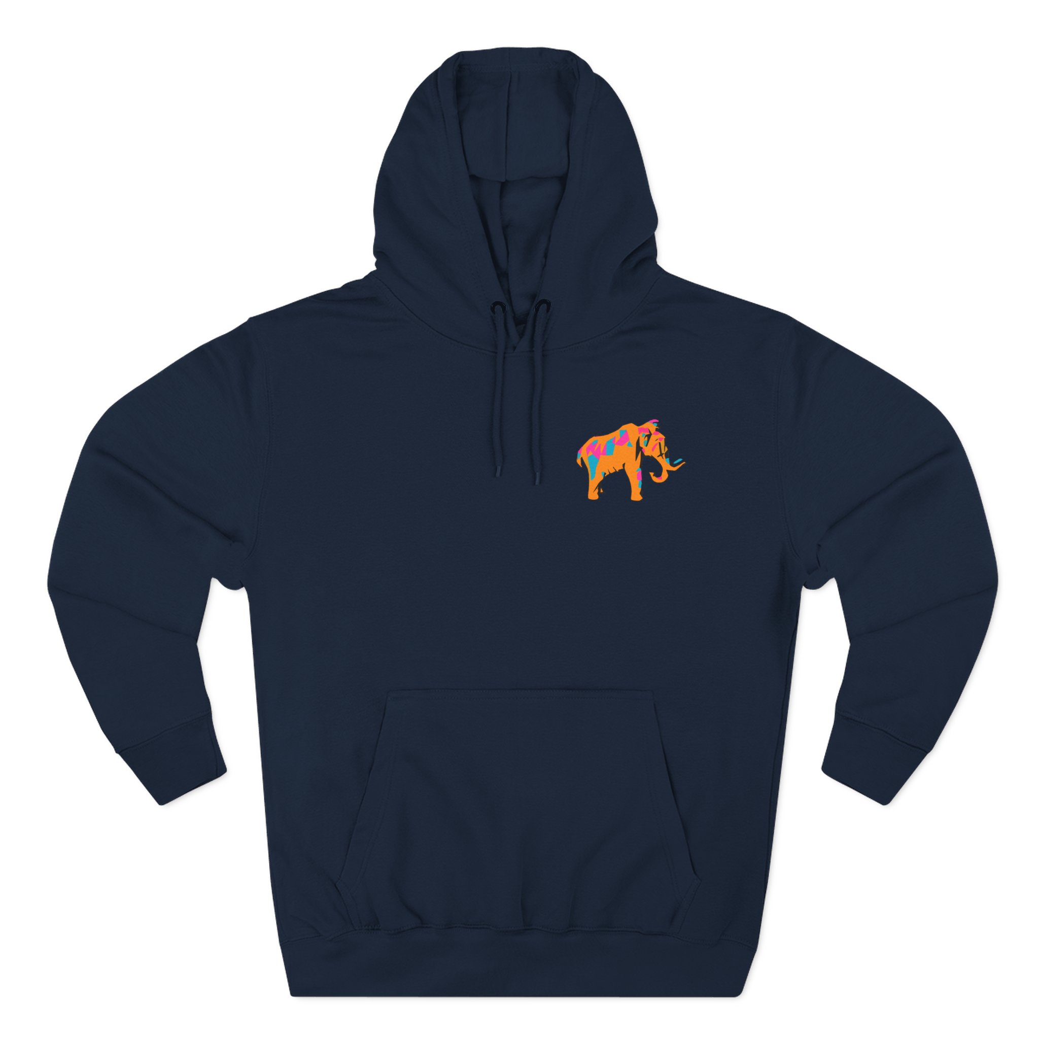 Mammoth Club Tangerine Three-Panel Fleece Hoodie