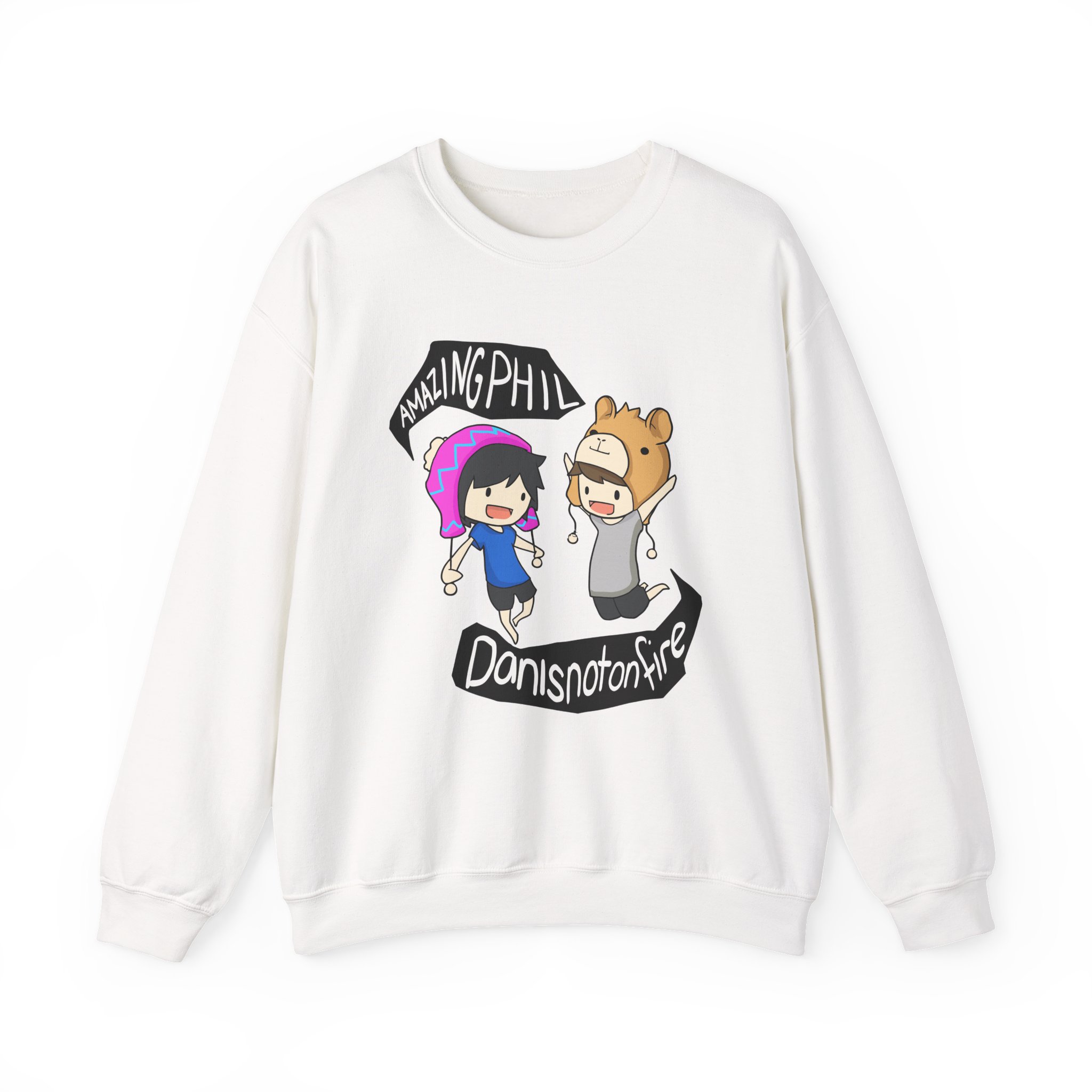 Dan and Phil Unisex Heavy Blendâ„¢ Crewneck Sweatshirt