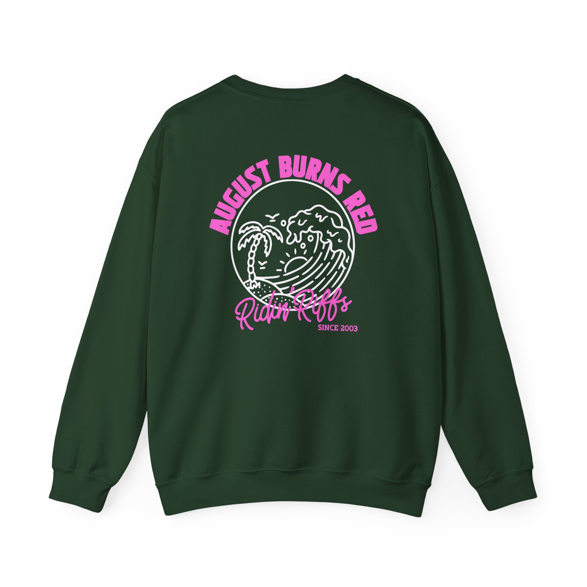 August Burns Red Riff Riders Teal Unisex Heavy Blendâ„¢ Crewneck Sweatshirt