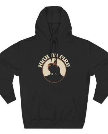 High on Fire Musk Ox Rider Three-Panel Fleece Hoodie