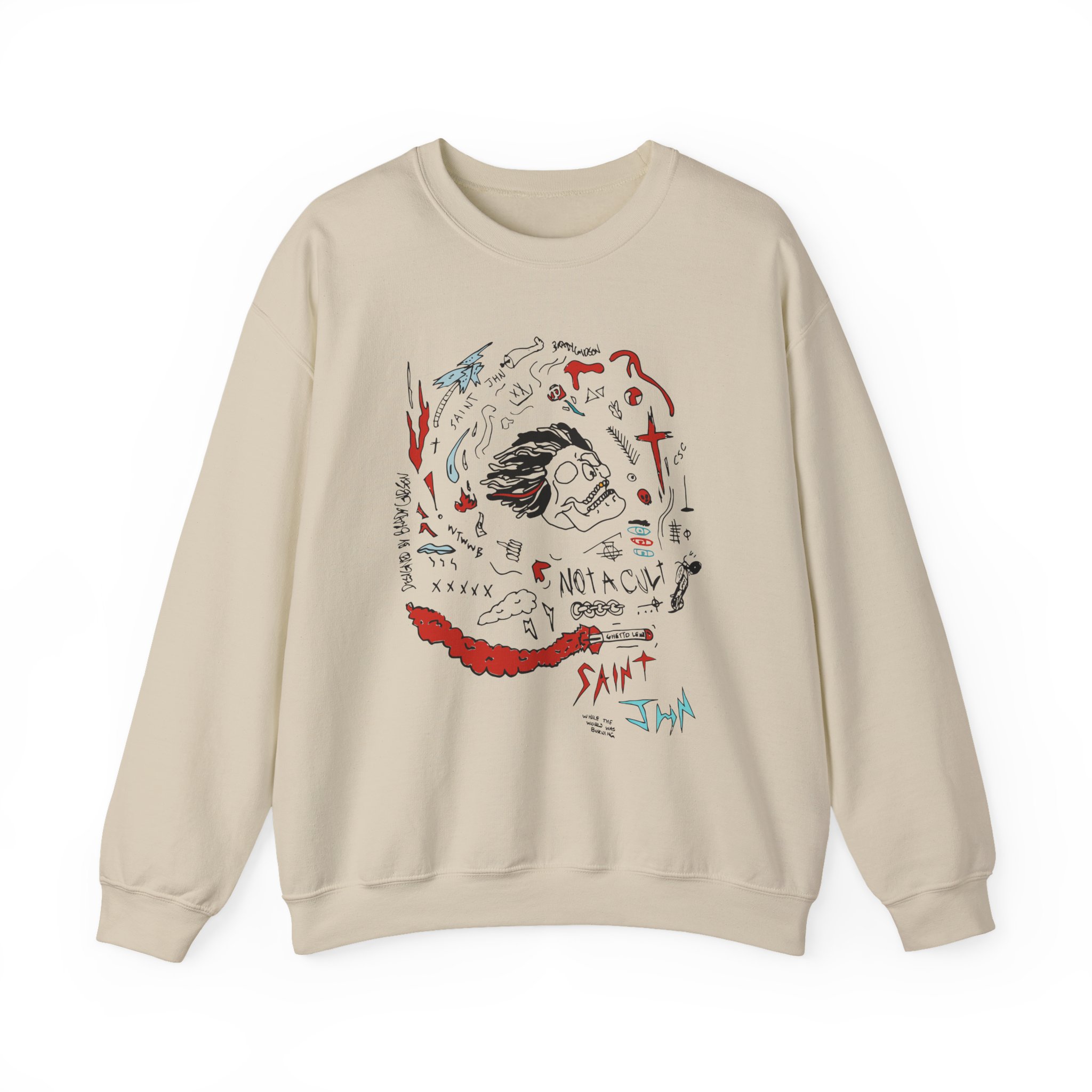 Saint Jhn Unisex Heavy Blendâ„¢ Crewneck Sweatshirt