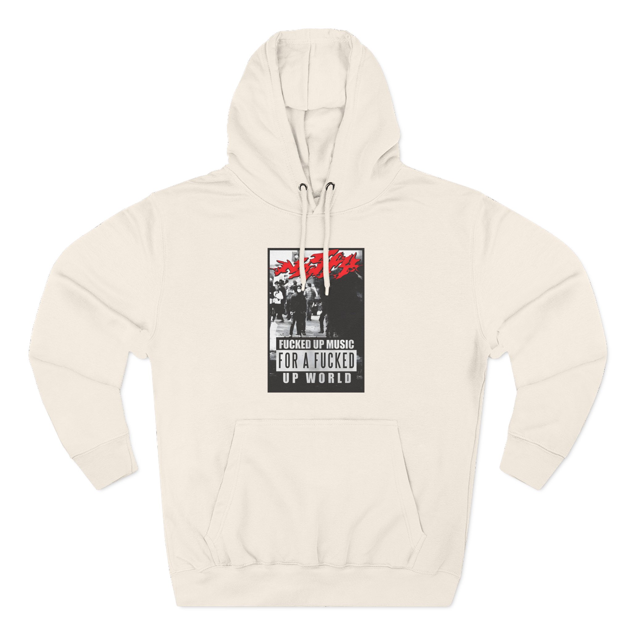 Nasty Riot Three-Panel Fleece Hoodie
