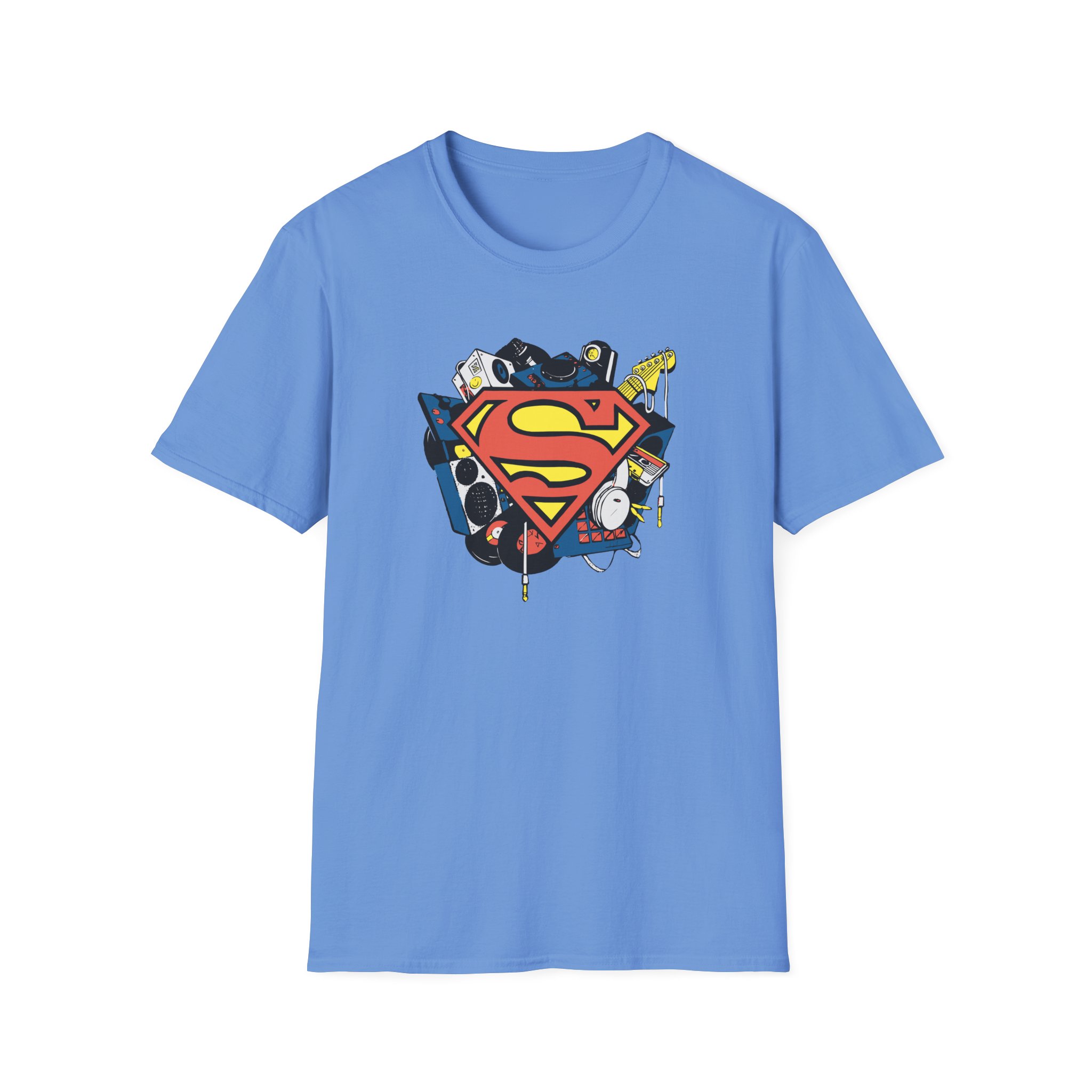 Kaskade X Superman Musician Unisex Softstyle T-Shirt