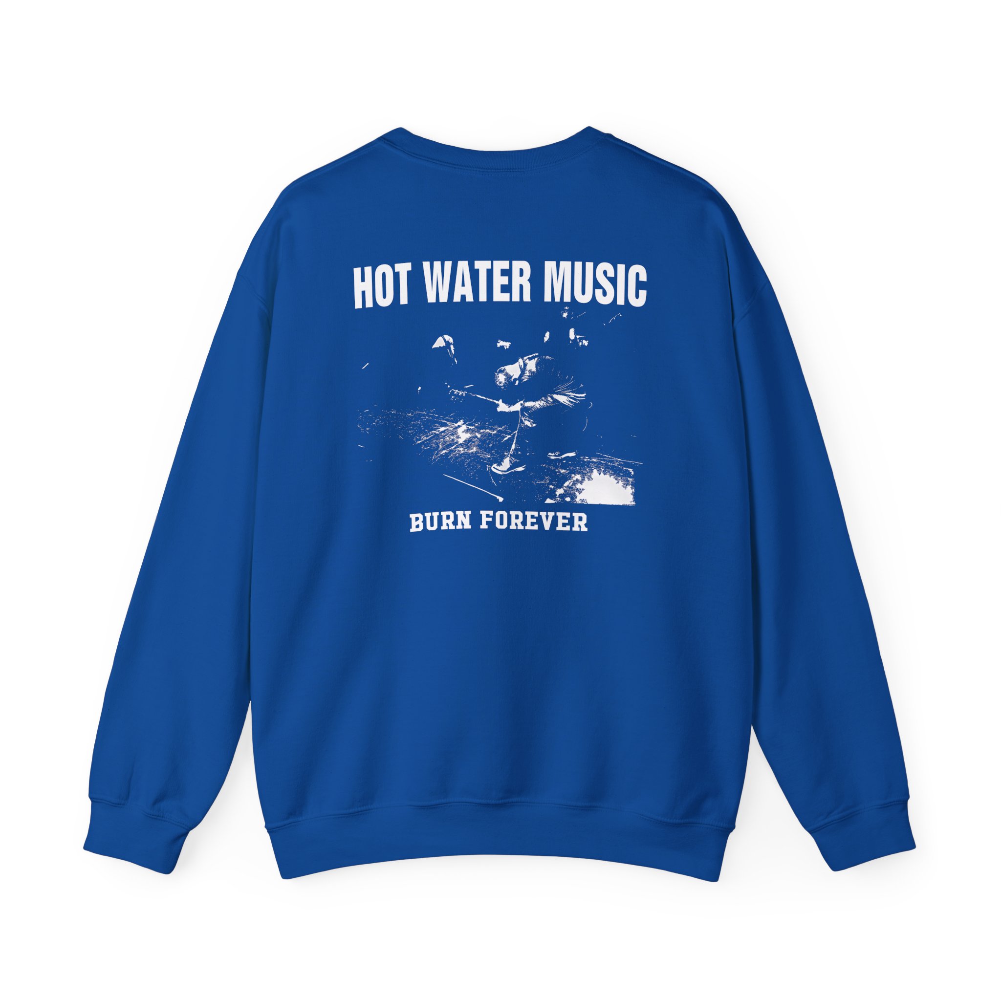 Hot Water Music Burn Forever Unisex Heavy Blendâ„¢ Crewneck Sweatshirt