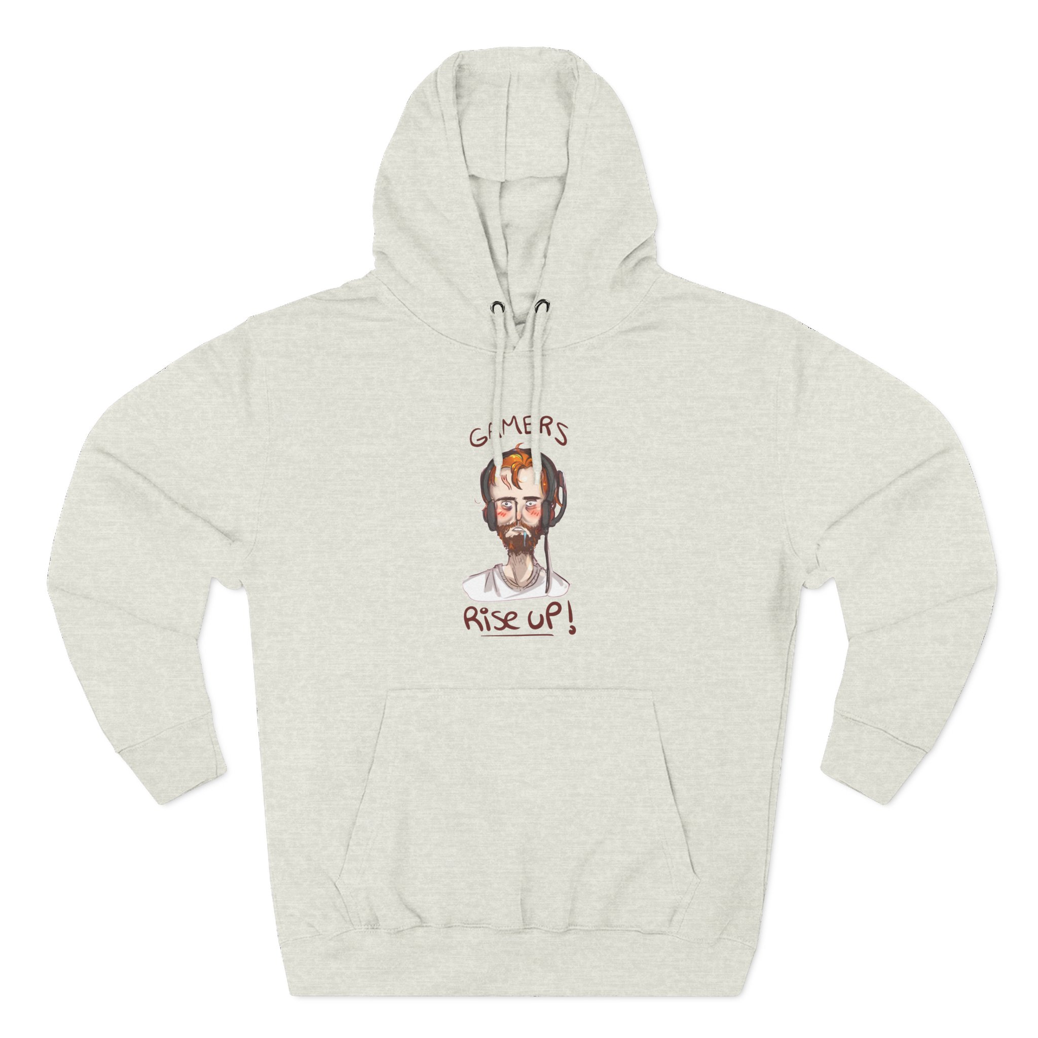 Asmongold Three-Panel Fleece Hoodie
