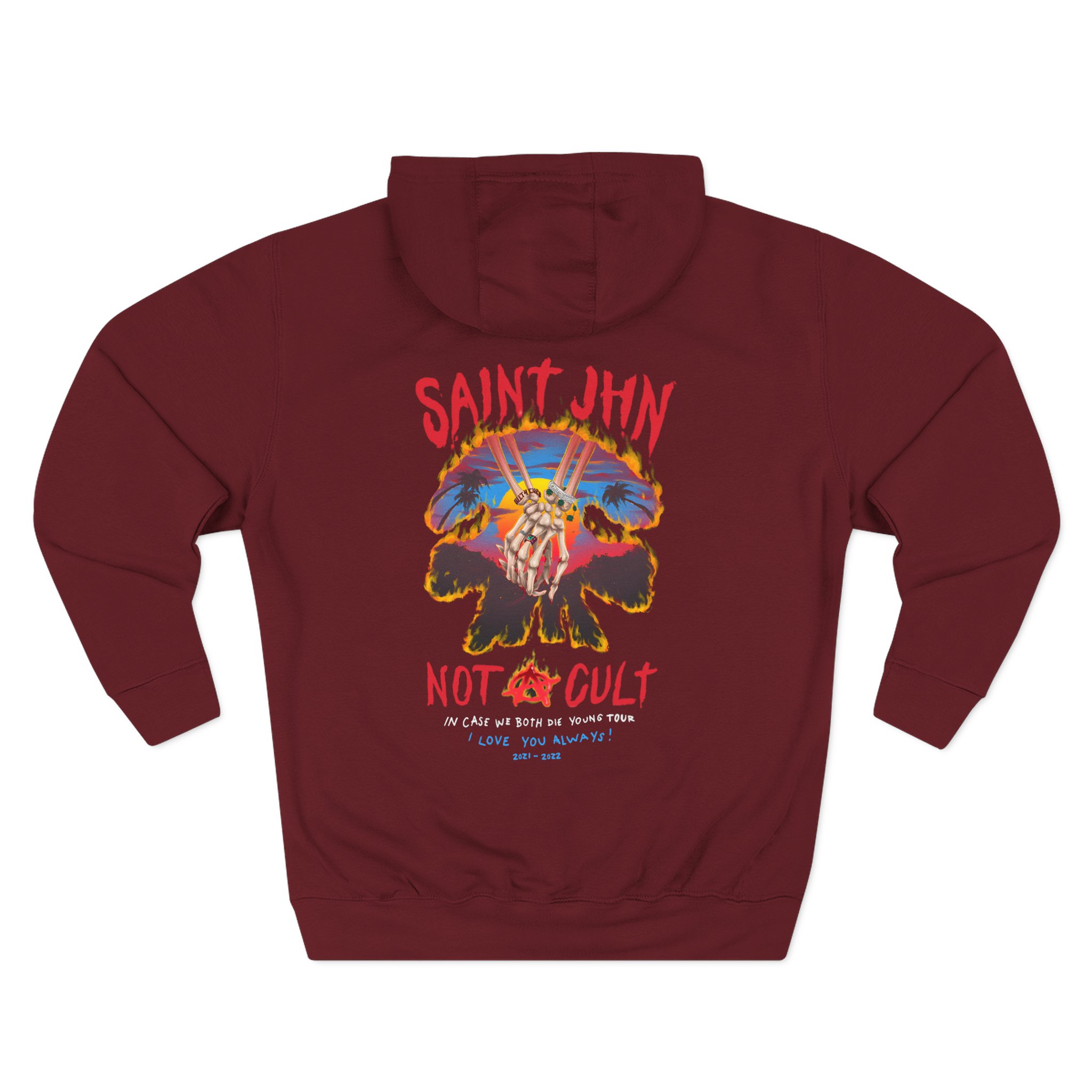 Saint Jhn Horse Stampede Three-Panel Fleece Hoodie