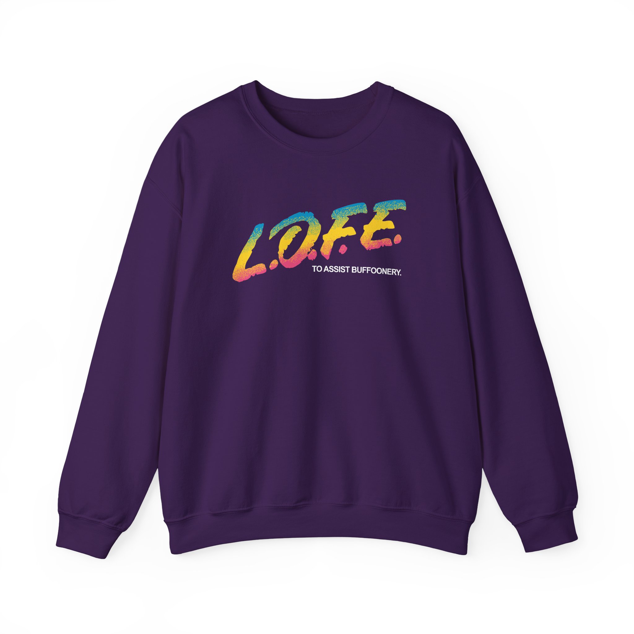 Lofe to Assist Buffoonery Unisex Heavy Blendâ„¢ Crewneck Sweatshirt