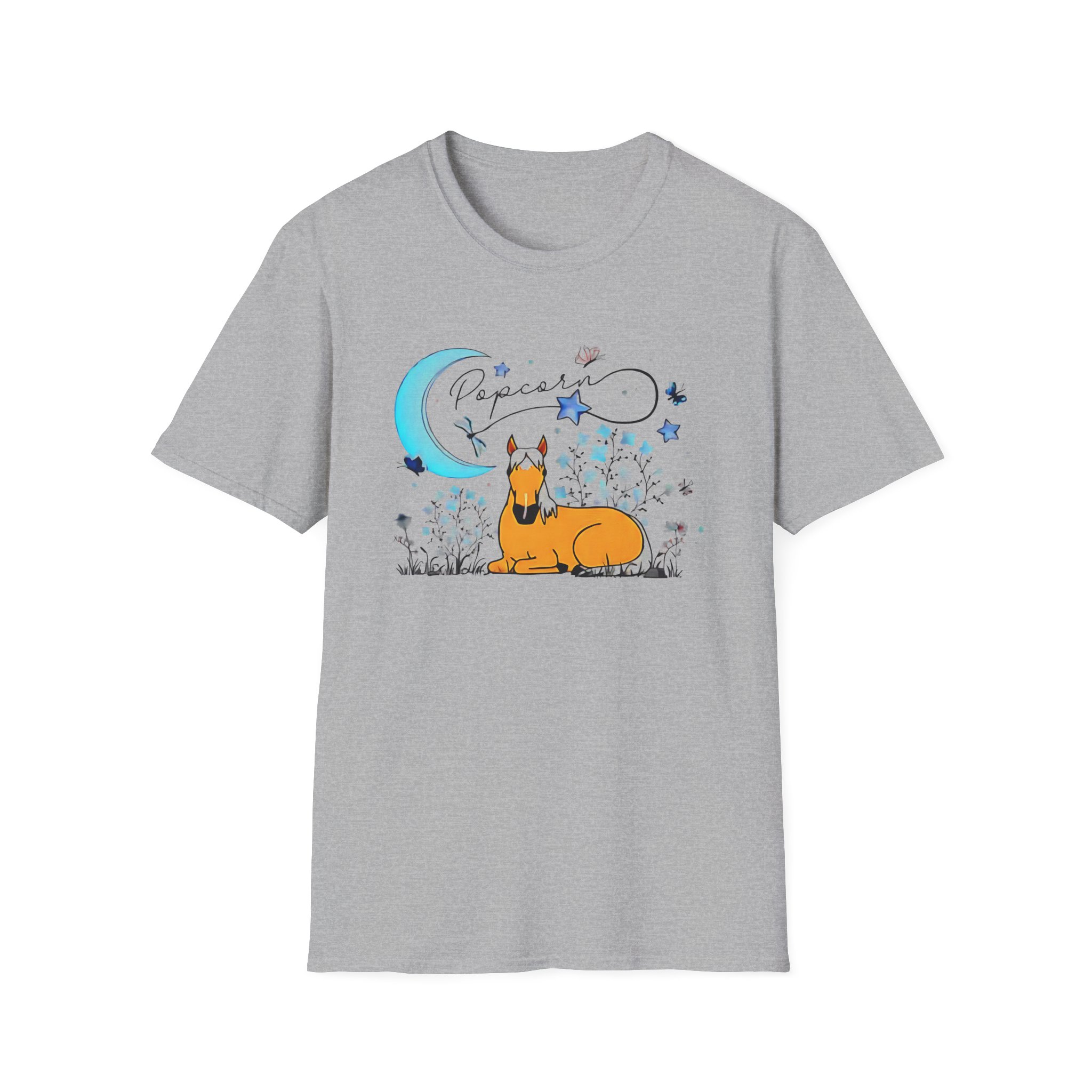 Harlow and Popcorn Unisex Softstyle T-Shirt