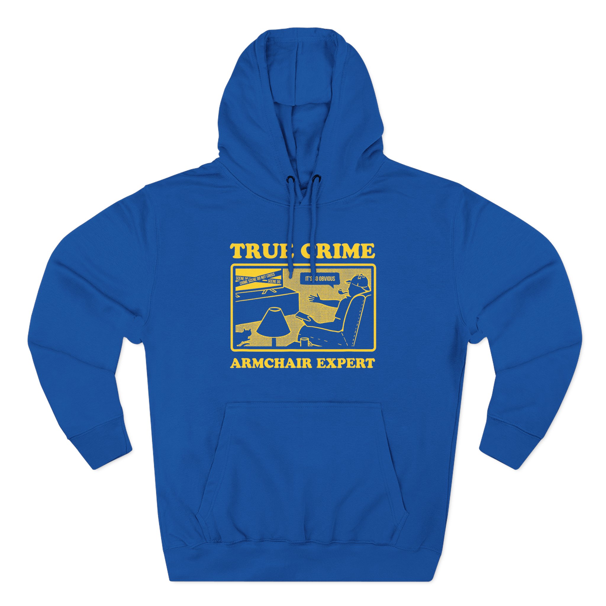 Armchair Expert True Crime Armchair Expert Three-Panel Fleece Hoodie