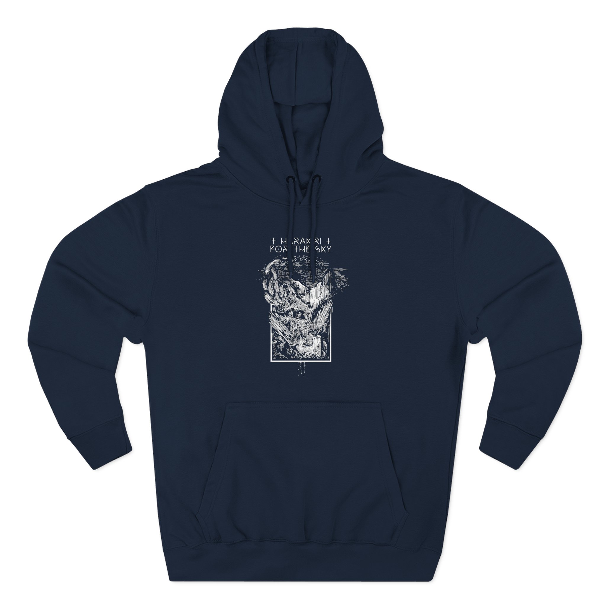Harakiri for the Sky Dead Vulture Three-Panel Fleece Hoodie