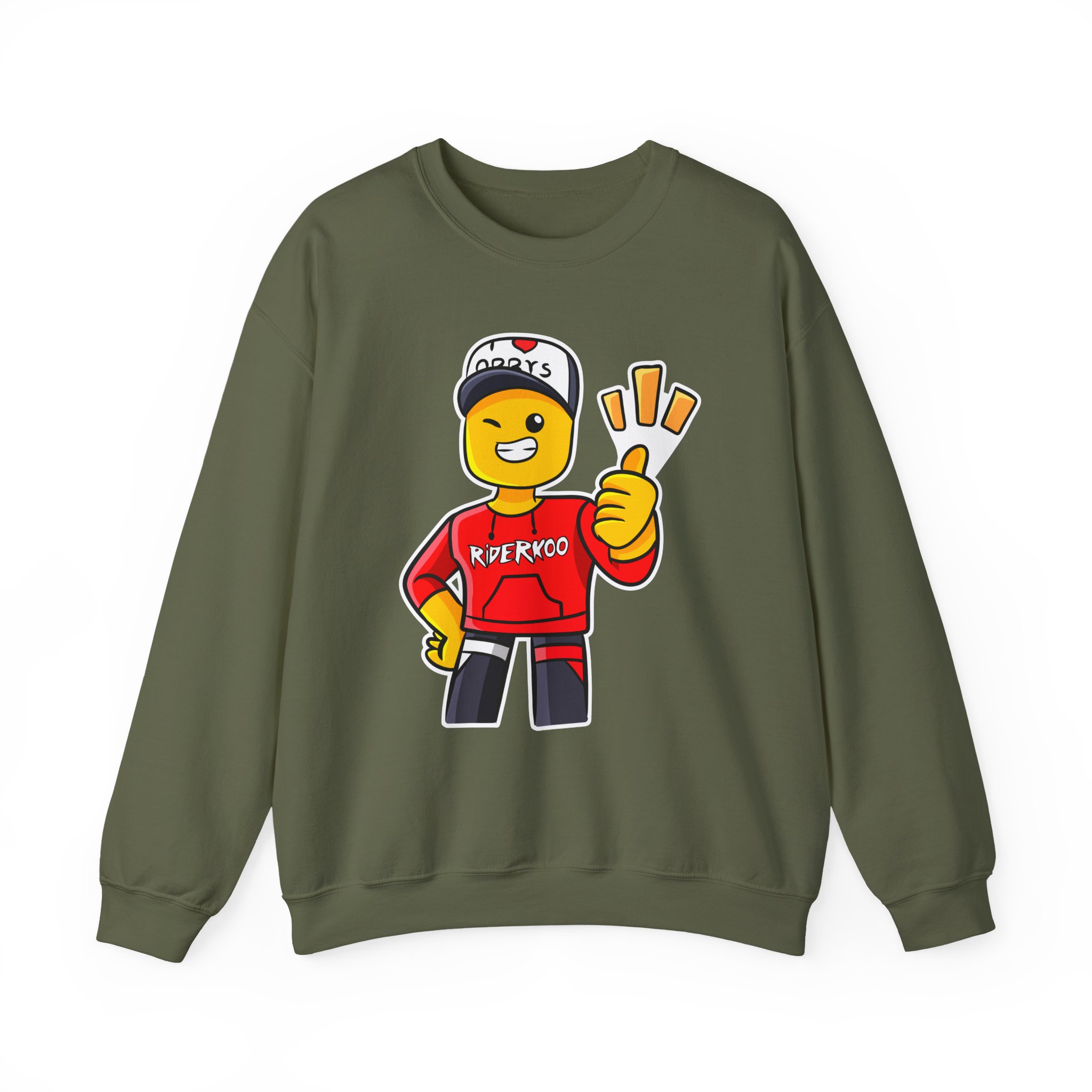 Roblox Thumbs Up Unisex Heavy Blendâ„¢ Crewneck Sweatshirt