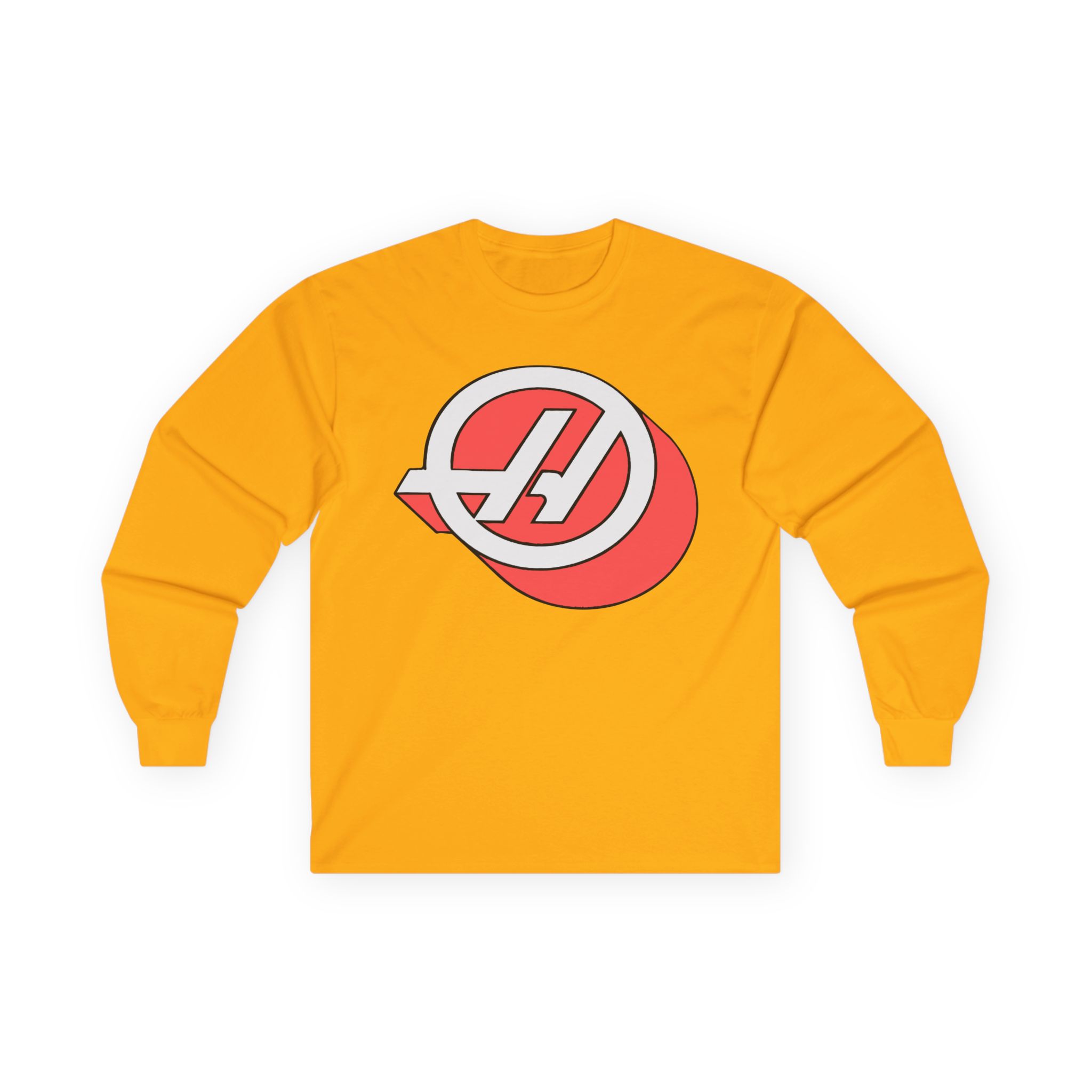 Haas F1 3d Roundel Unisex Ultra Cotton Long Sleeve Tee