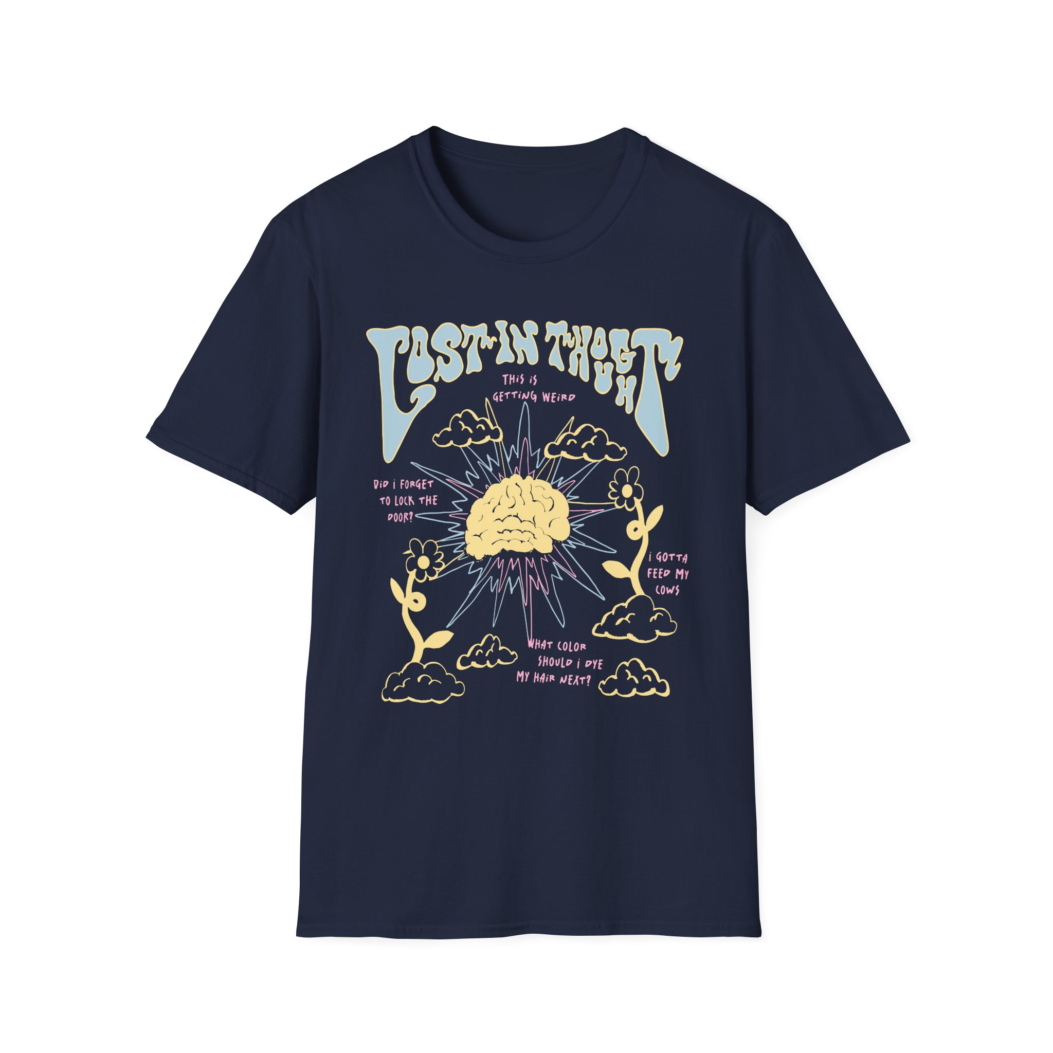 Kallmekris Lost In Thought Unisex Softstyle T-Shirt