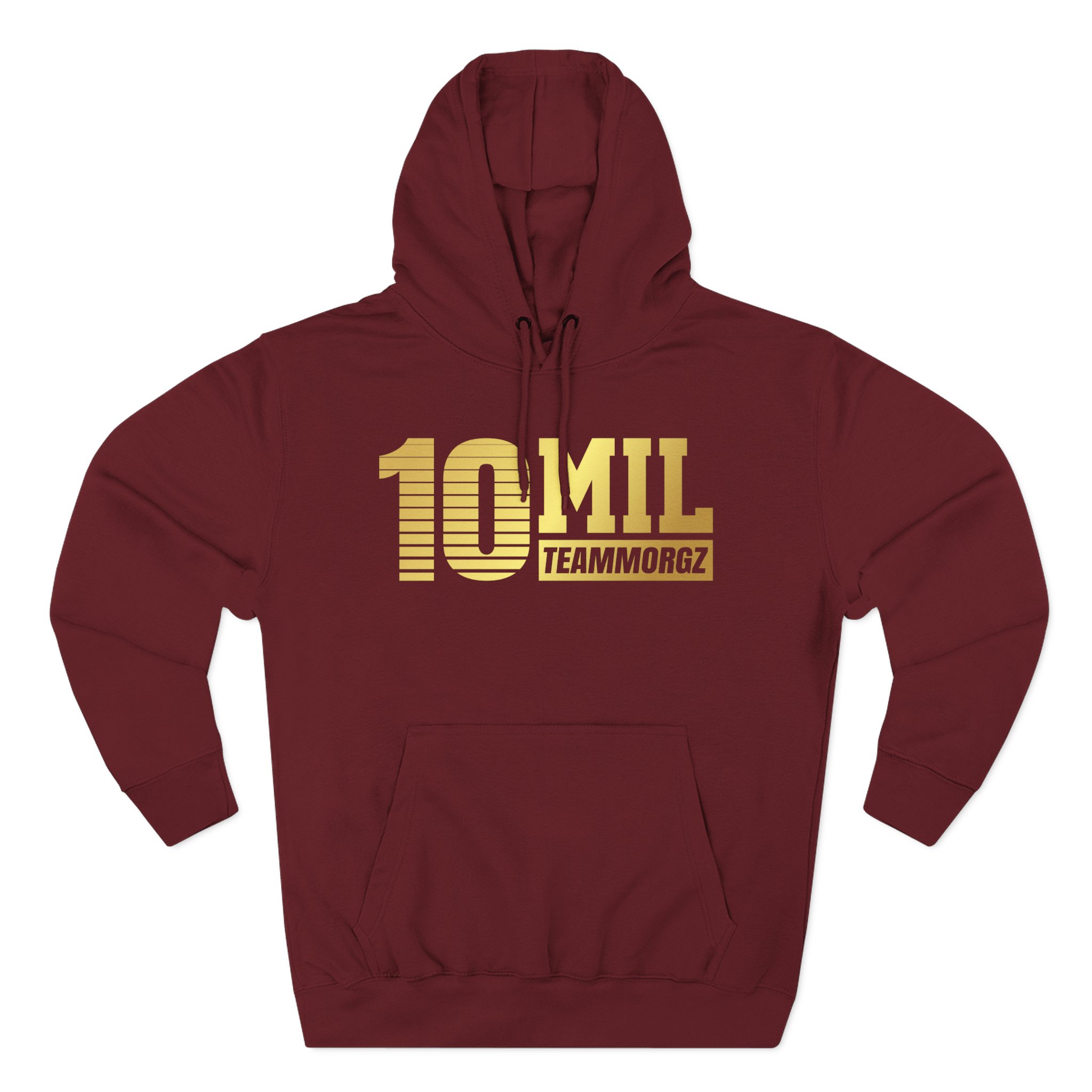 Morgz 10 Million Squad Three-Panel Fleece Hoodie
