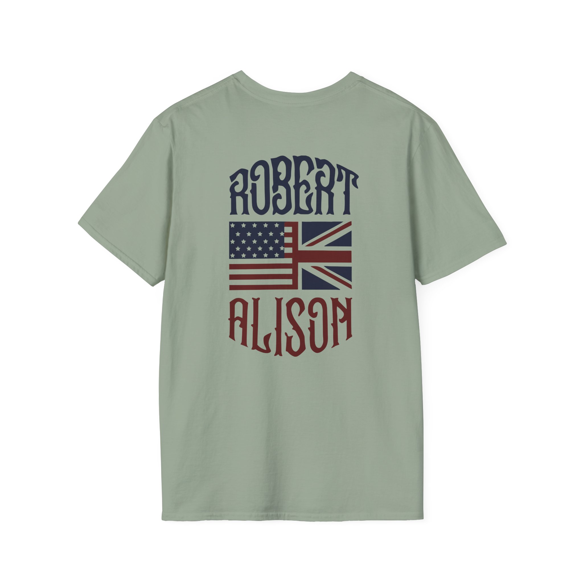 Robert Plant Inflated Type Unisex Softstyle T-Shirt