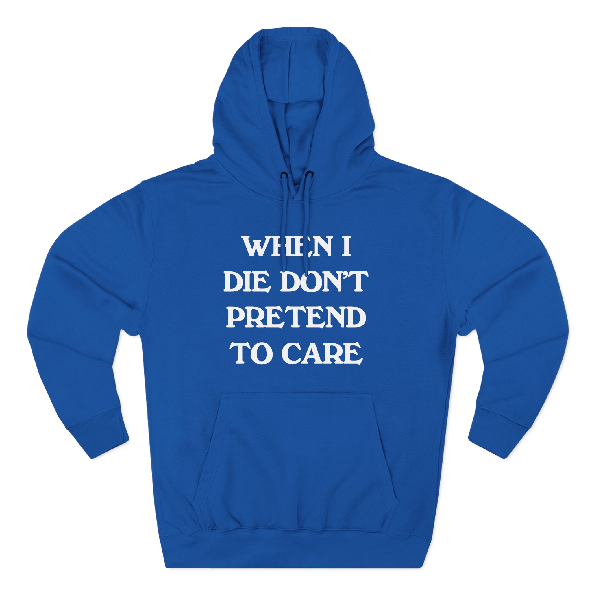 Tierra Whack When I Die Don't Pretend to Care Three-Panel Fleece Hoodie