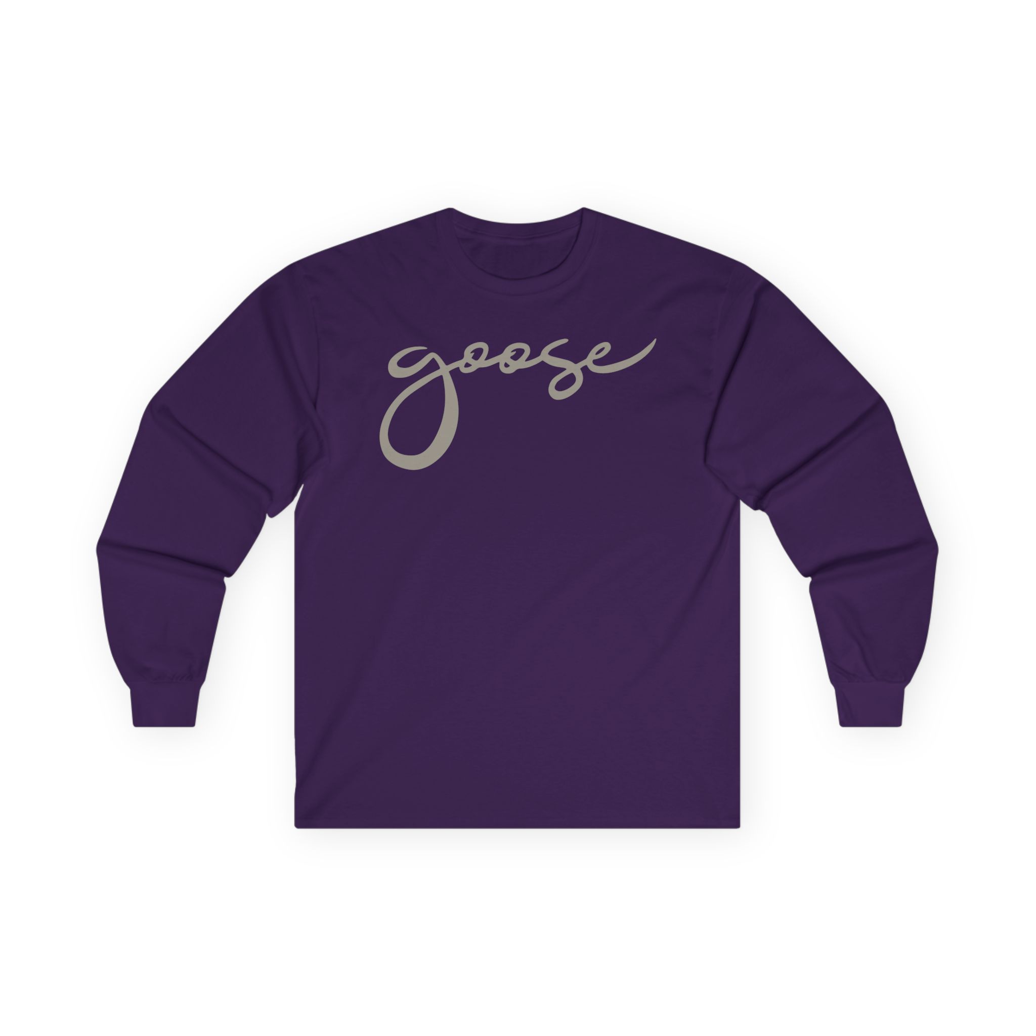 Goose Logo Unisex Ultra Cotton Long Sleeve Tee
