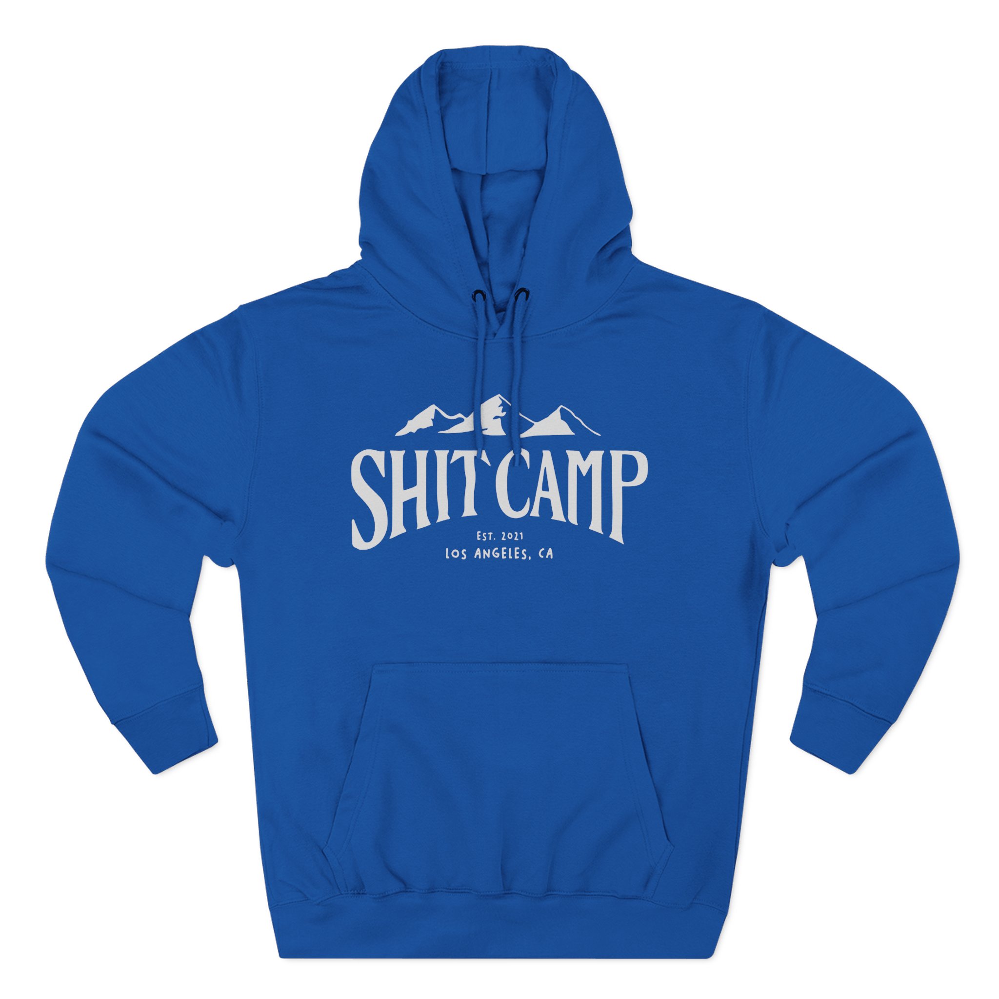 Qtcinderella Shit Camp Three-Panel Fleece Hoodie