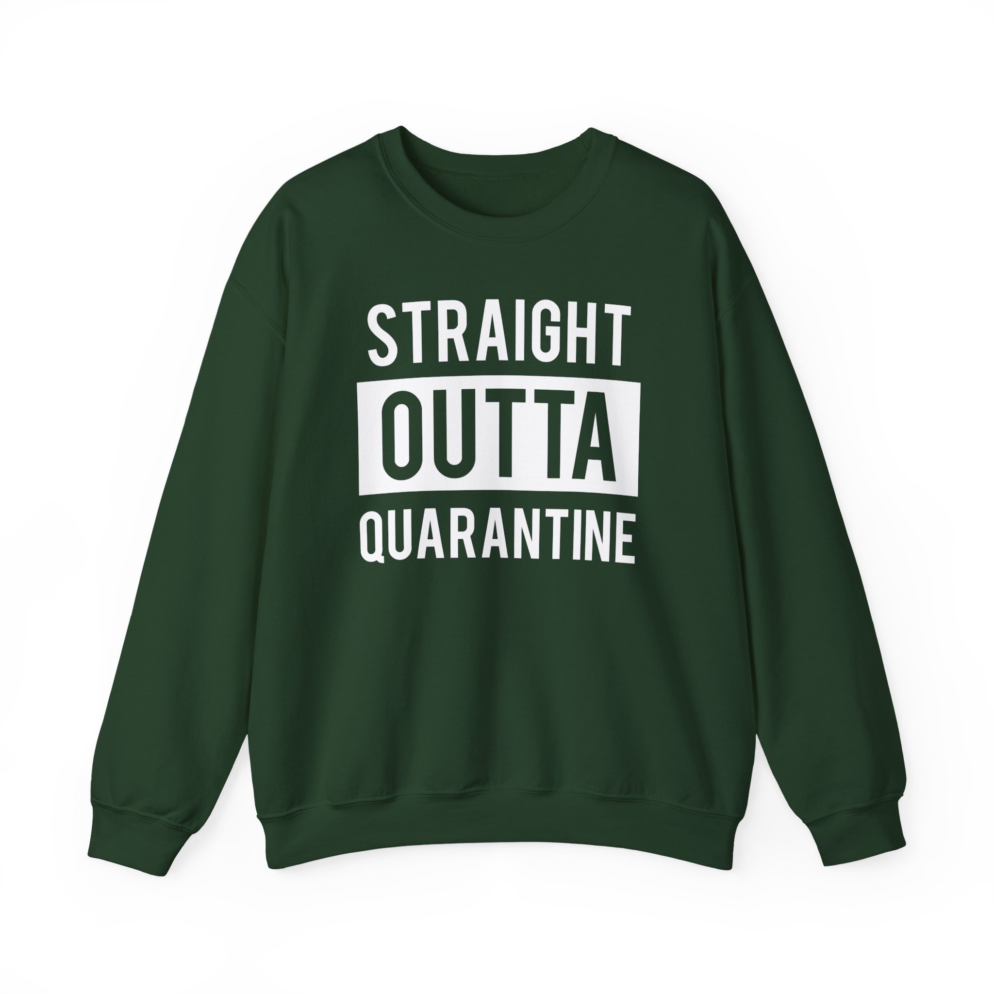 NWA Straight Outta Quarantine Unisex Heavy Blendâ„¢ Crewneck Sweatshirt