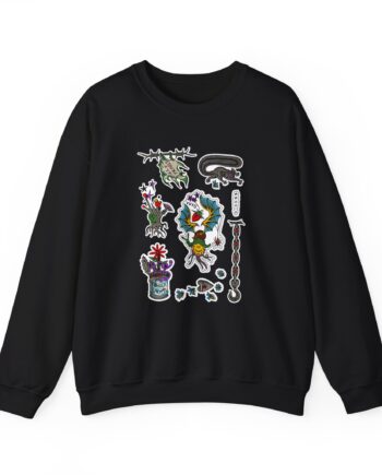 Billy Strings Flash Sheet Unisex Heavy Blend™ Crewneck Sweatshirt