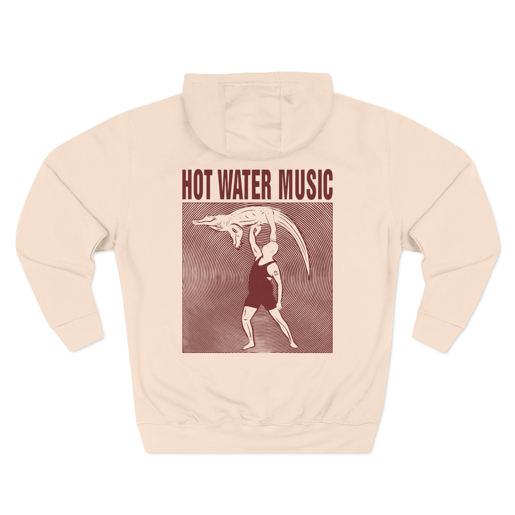 Hot Water Music Florida Man Three-Panel Fleece Hoodie