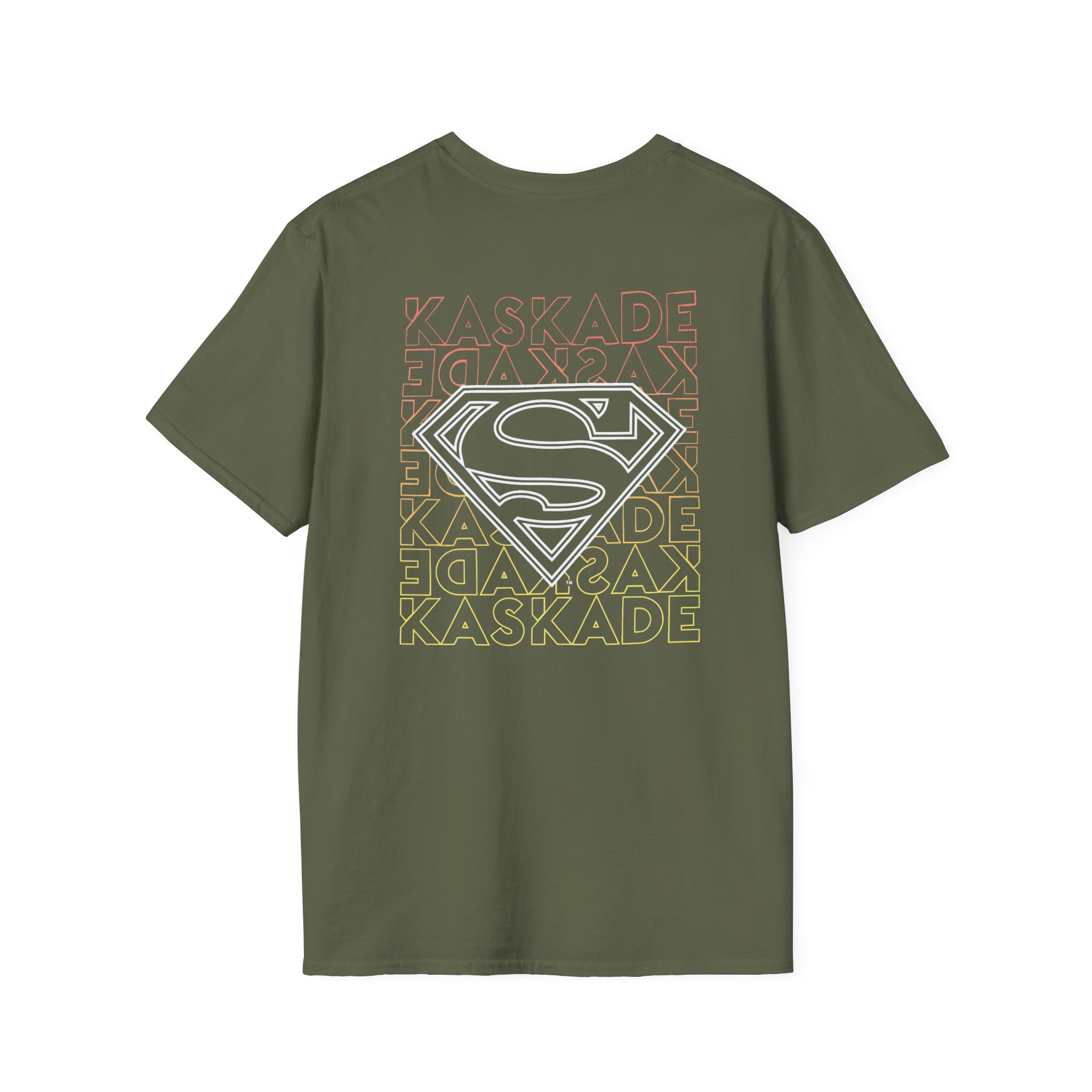 Kaskade X Superman Stacked Unisex Softstyle T-Shirt