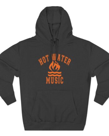 Hot Water Music College Flame Three-Panel Fleece Hoodie