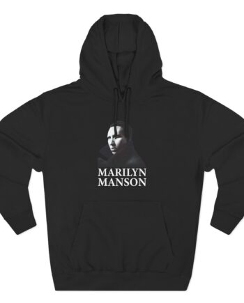 Marilyn Manson Face Three-Panel Fleece Hoodie