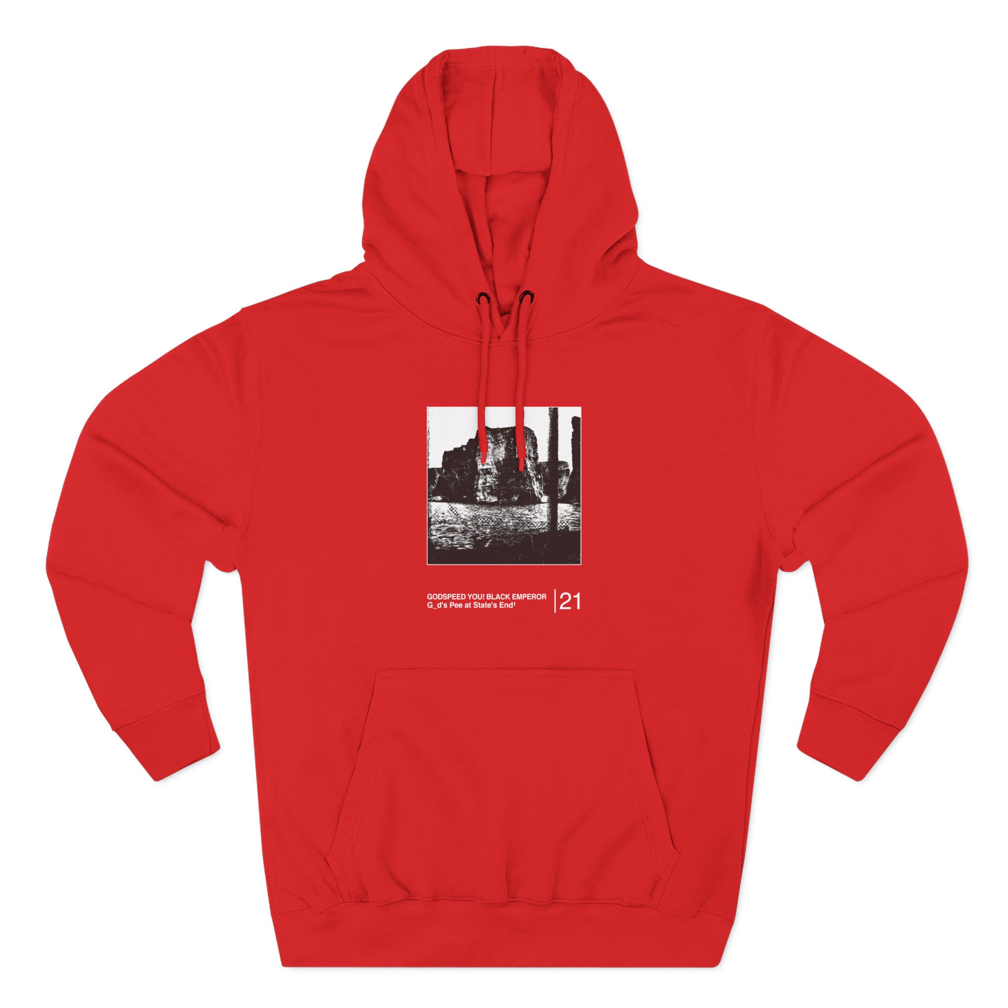 Godspeed You! Black Emperor God's Pee at State's End! Three-Panel Fleece Hoodie
