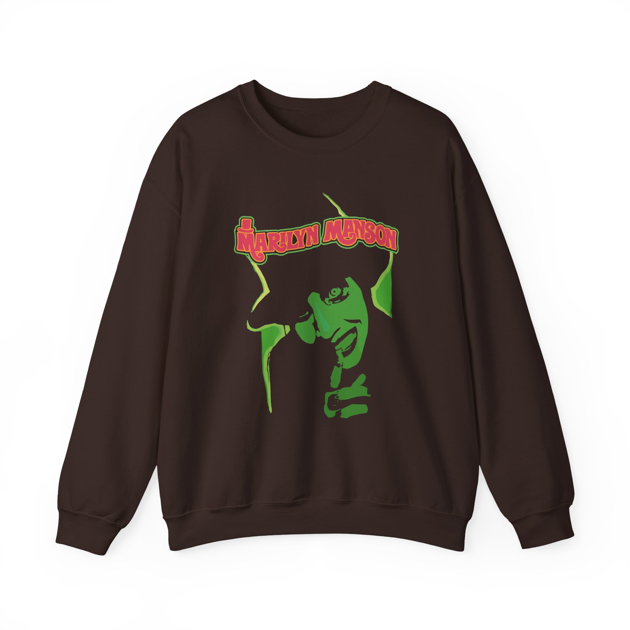 Marilyn Manson Unisex Heavy Blendâ„¢ Crewneck Sweatshirt