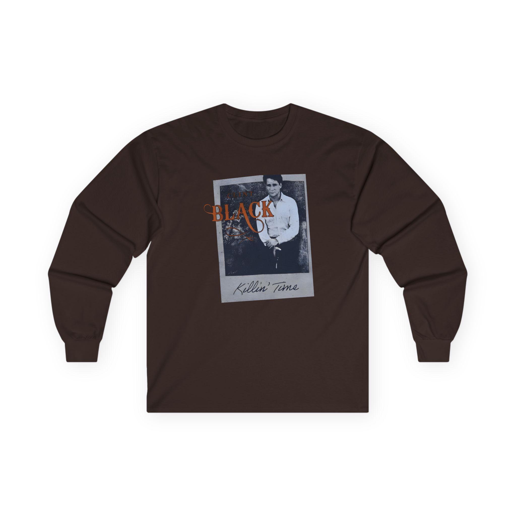 Clint Black Polaroid Photo Unisex Ultra Cotton Long Sleeve Tee
