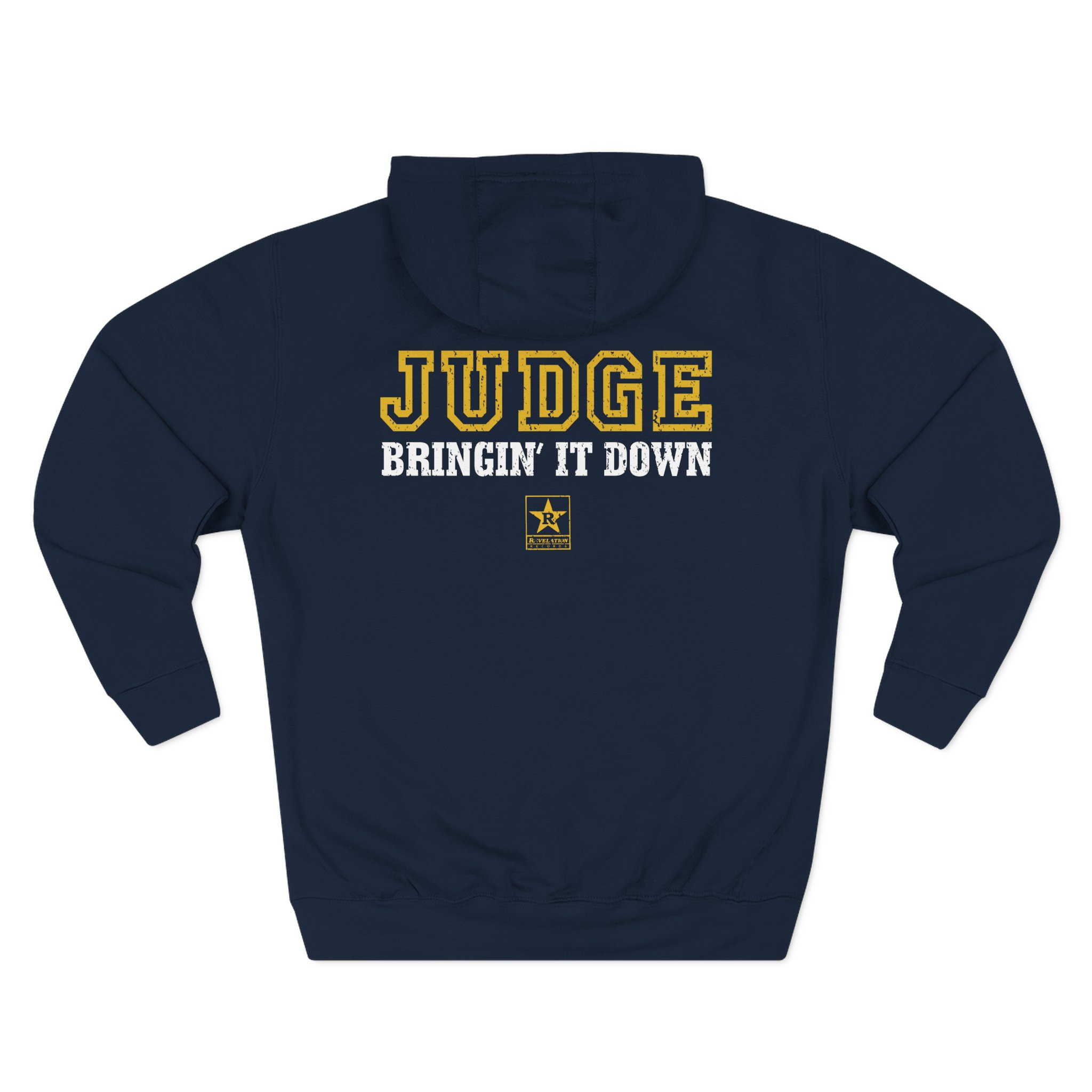Judge Bringin' It Down Cover Photo Three-Panel Fleece Hoodie