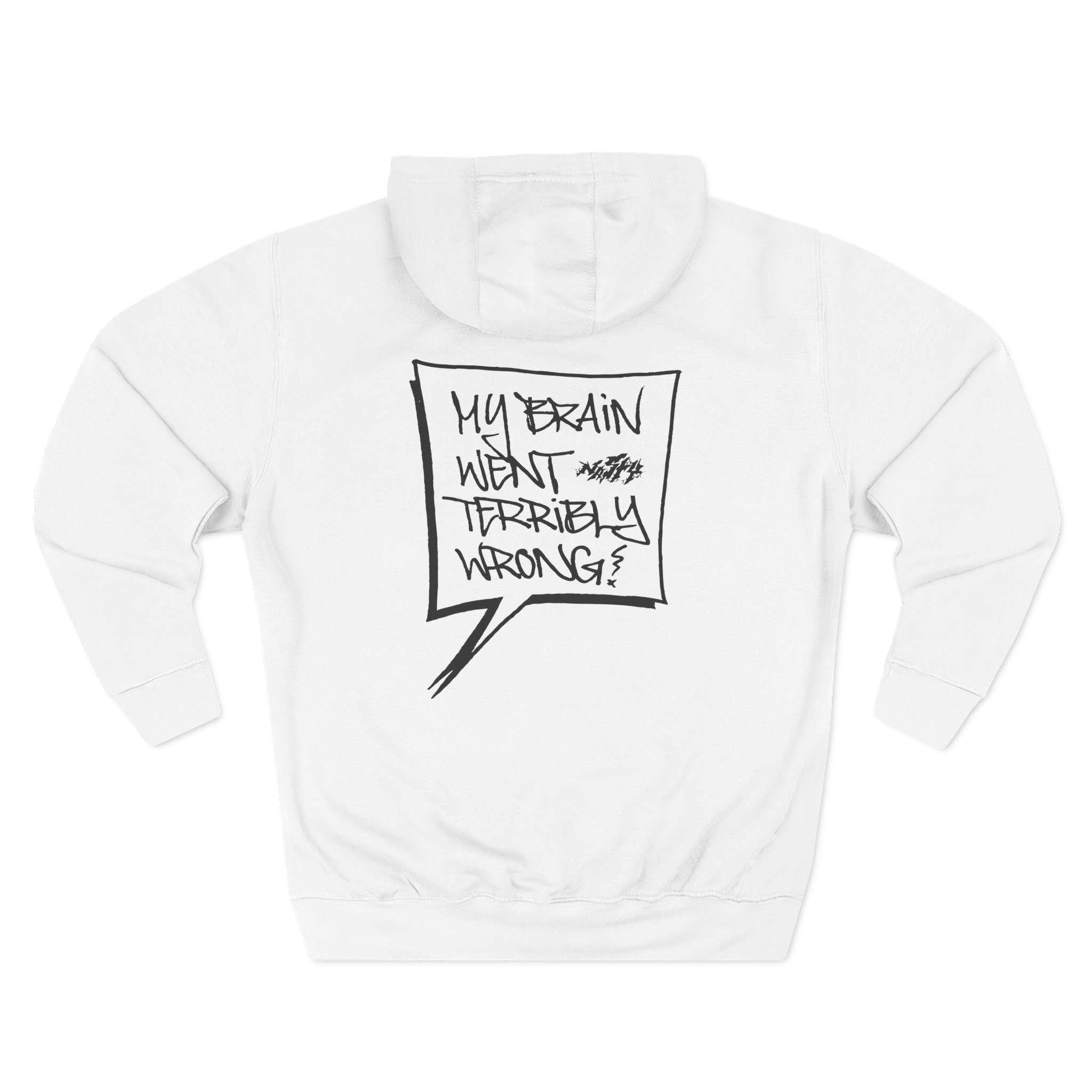 Nasty mbwtw Three-Panel Fleece Hoodie