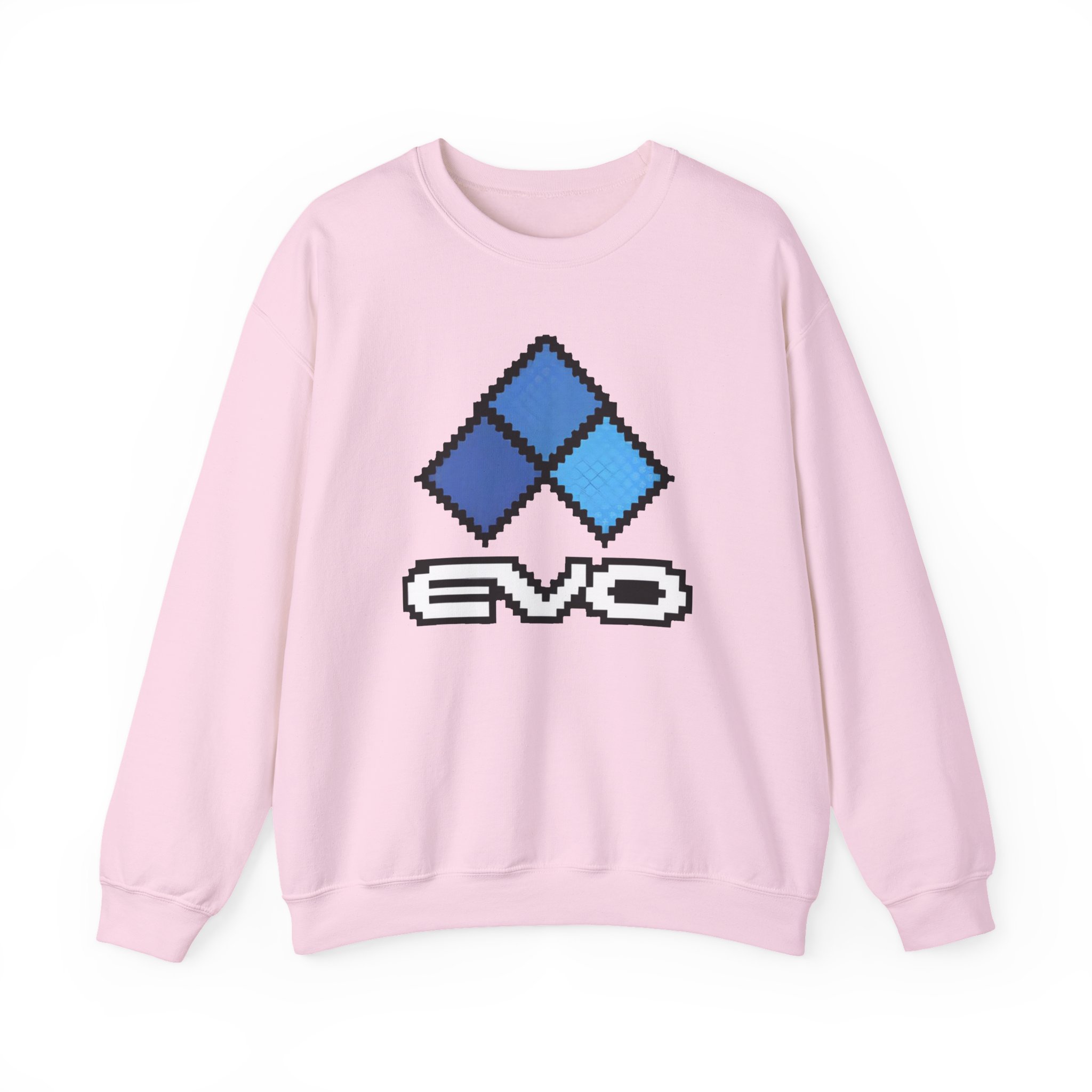 Evo 8 Bit Logo Returns Unisex Heavy Blendâ„¢ Crewneck Sweatshirt