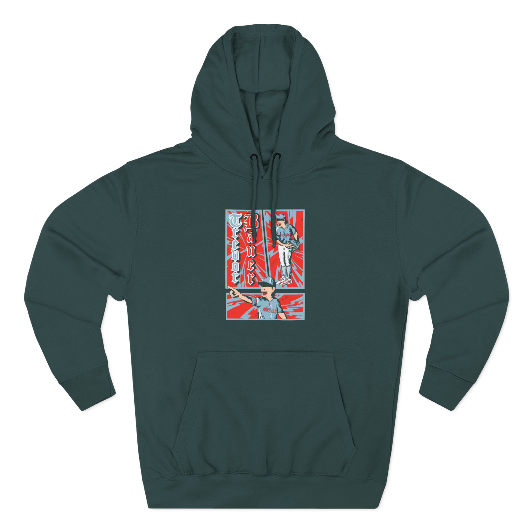 Trevor Bauer Diablo's Comic Strip Three-Panel Fleece Hoodie