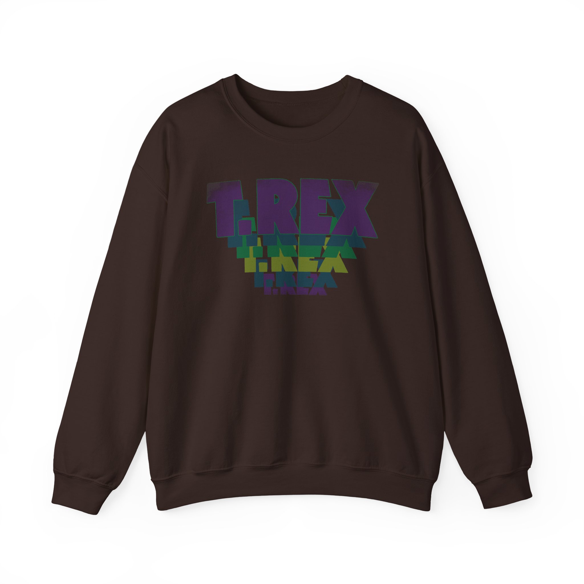 T Rex Stacked Logo Unisex Heavy Blendâ„¢ Crewneck Sweatshirt