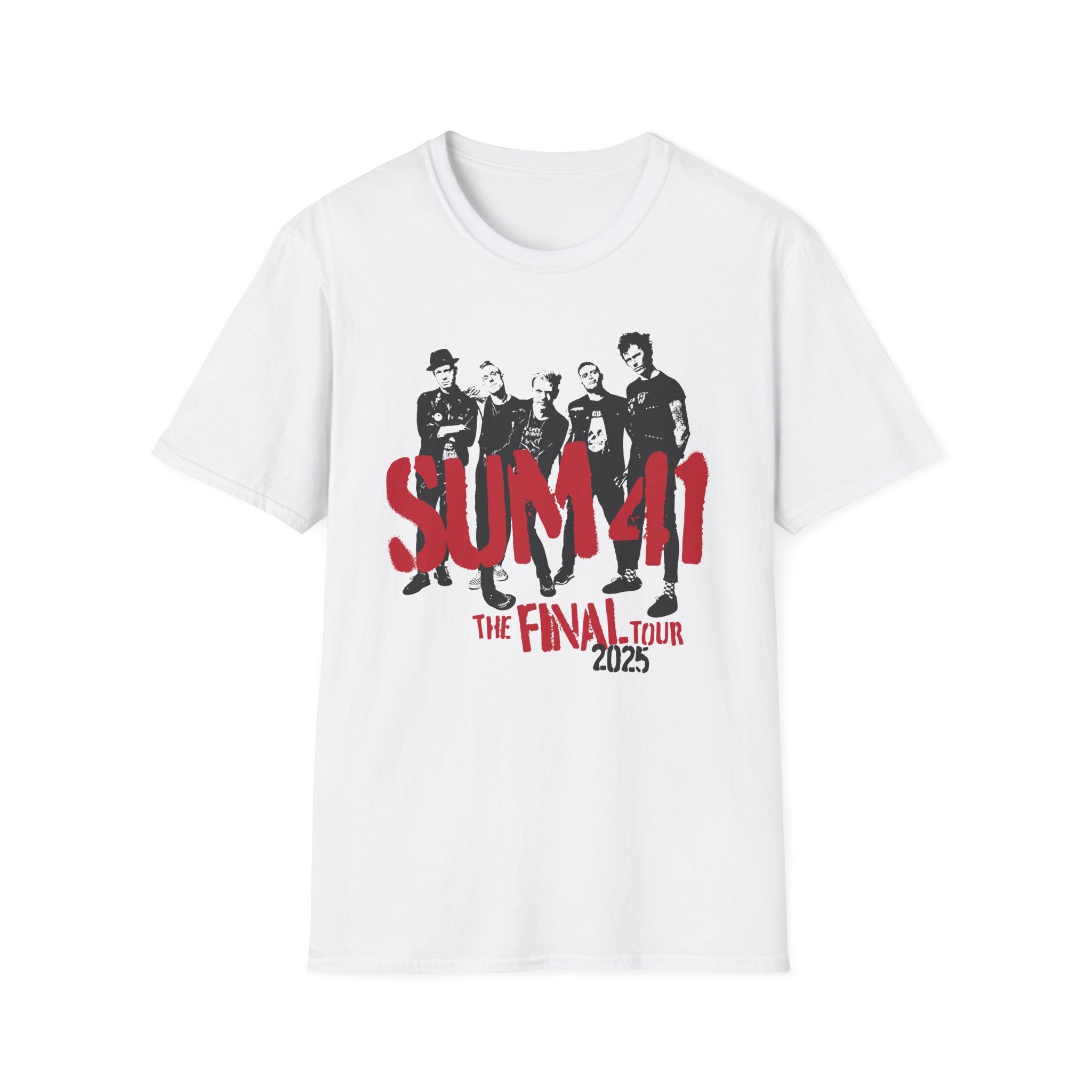 Sum 41 the Final Tour Unisex Softstyle T-Shirt