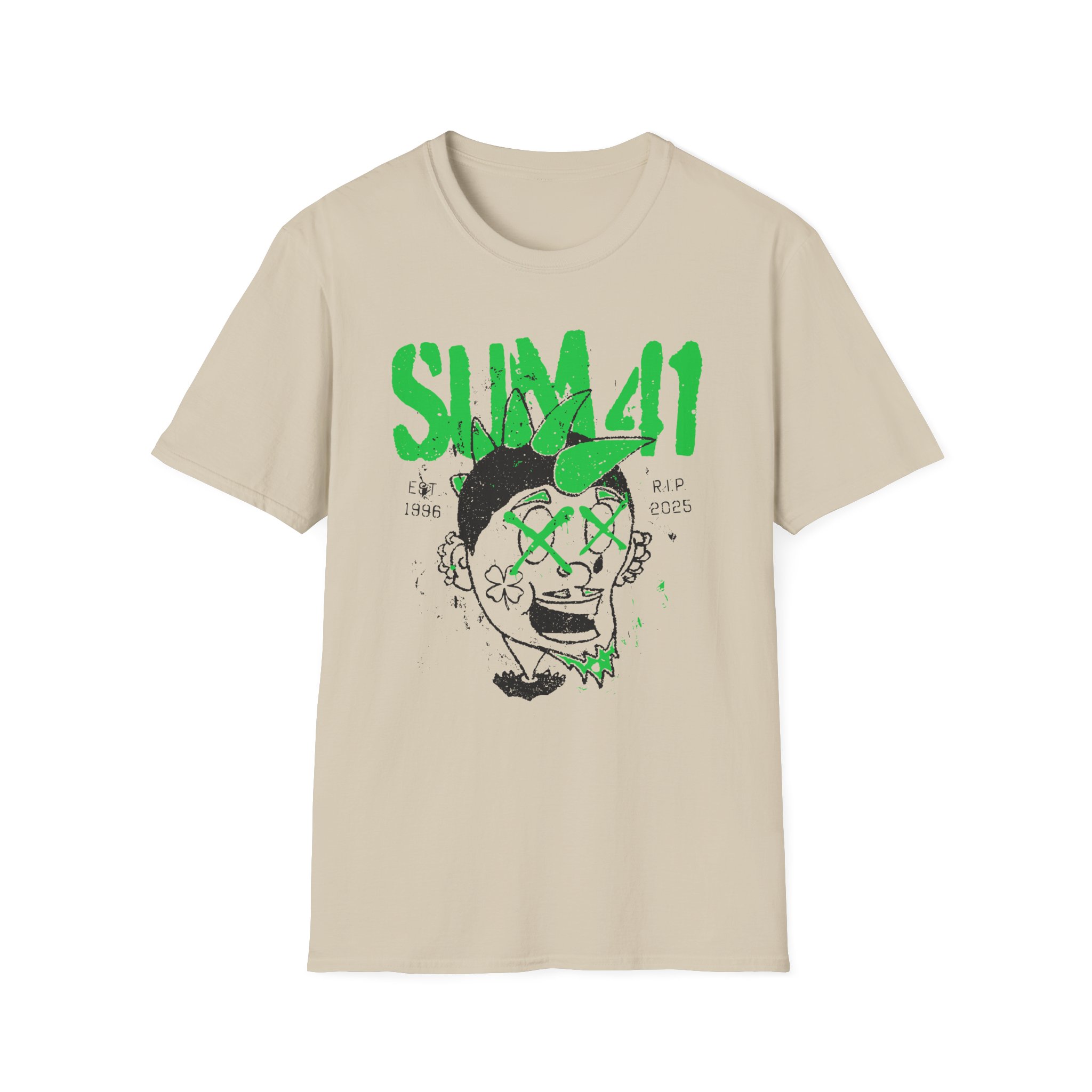 Sum 41 St. Patrick's Day Unisex Softstyle T-Shirt
