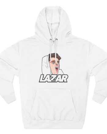 Lazar Silly Face Three-Panel Fleece Hoodie