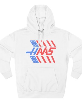 Haas F1 Stars and Stripes Three-Panel Fleece Hoodie